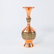 Vase – Gilasi Shape Copper & Khatam Design – Size 25 cm - Meraas Gallery