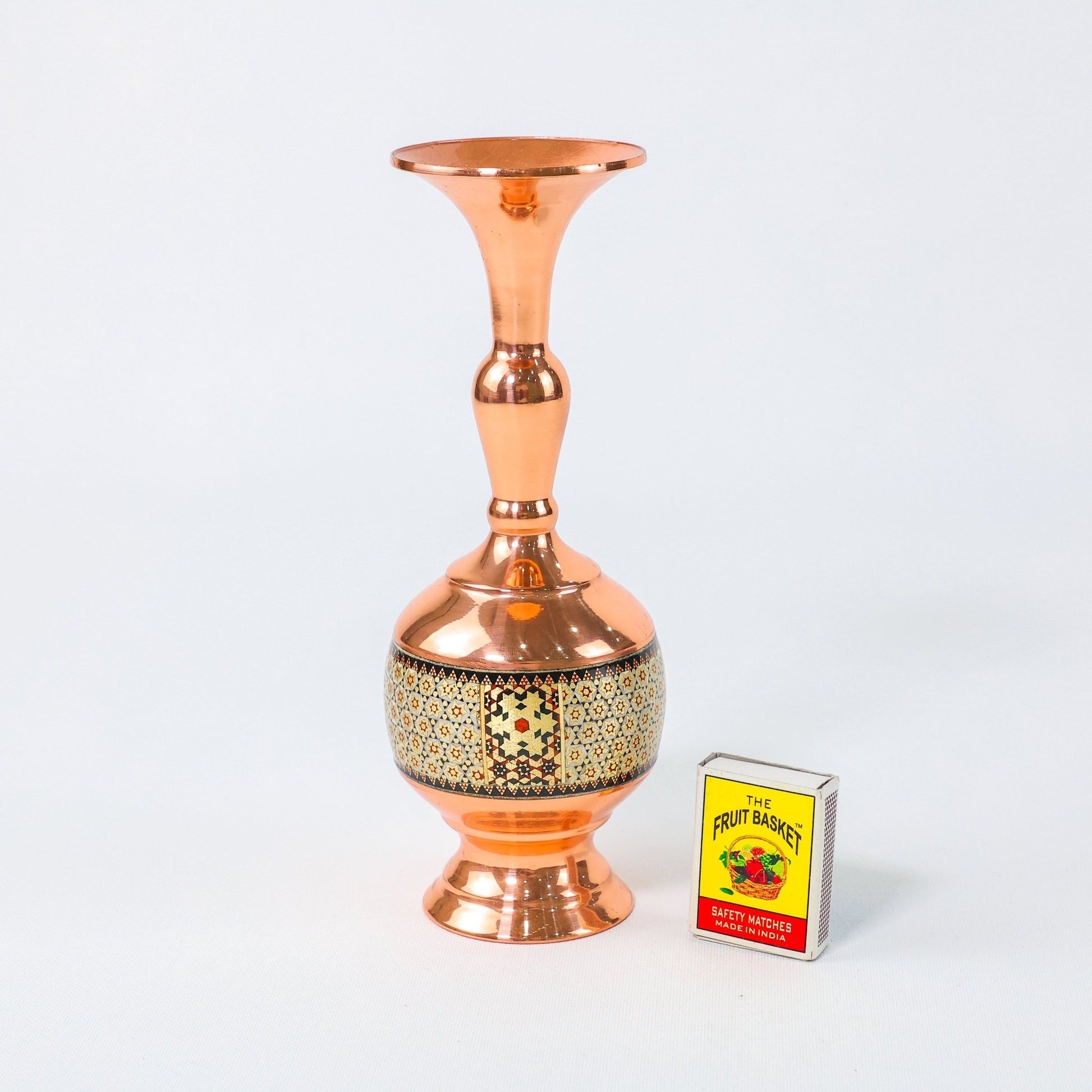 Vase – Gilasi Shape Bone Inlay – Size 20 cm - Meraas Gallery