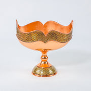 Kashkul Bowl – Copper & Khatam Design (Ayoobi) – Size 17 cm - Meraas Gallery