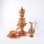 Samovar Set – Copper & Khatam Design – Size 45 cm - Meraas Gallery