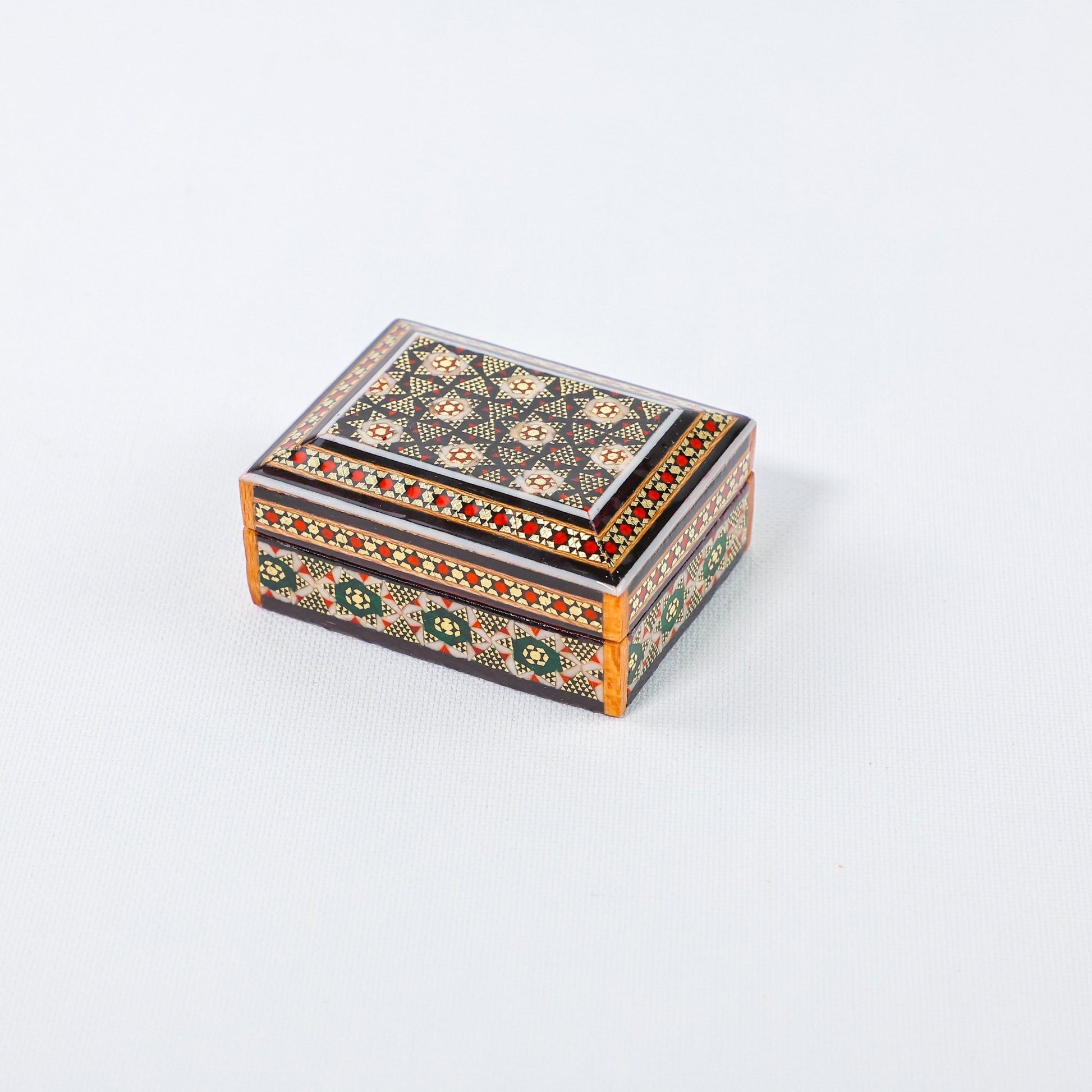 Standard Coin Box – Velvet Interior – Khatam – Rectangular - Meraas Gallery