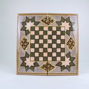 Backgammon Board – Full Khatam – Shirazi Style – Design 02 – Size 50 cm - Meraas Gallery