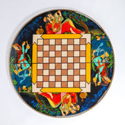 Round Board – Shiraz Miniature Painting – Design 01 – Size 60 cm - Meraas Gallery