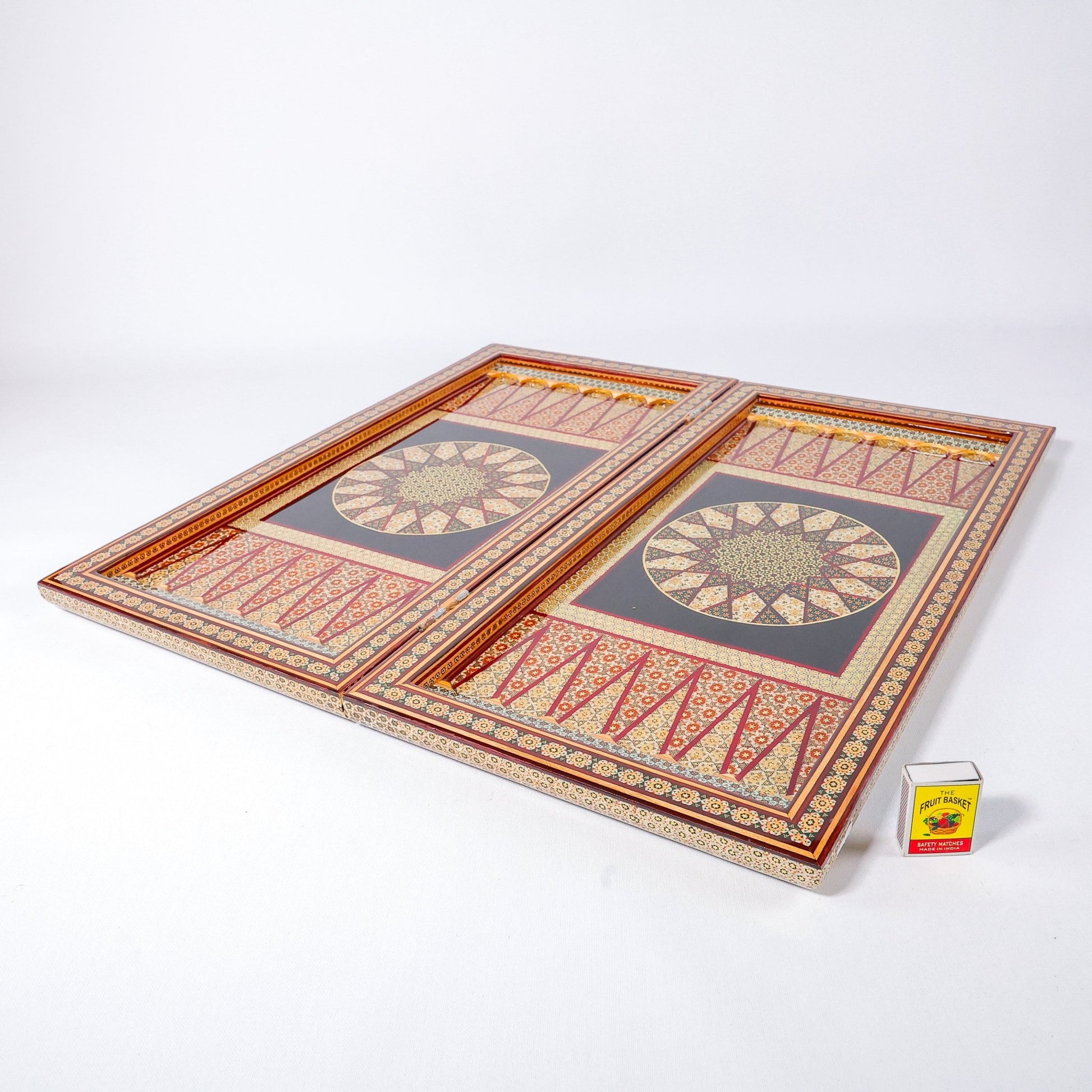 Backgammon Board – Full Khatam – Shirazi Style – Size 50 cm - Meraas Gallery