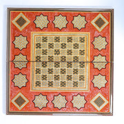 Backgammon Board – Full Khatam – Shirazi Style – Size 50 cm - Meraas Gallery