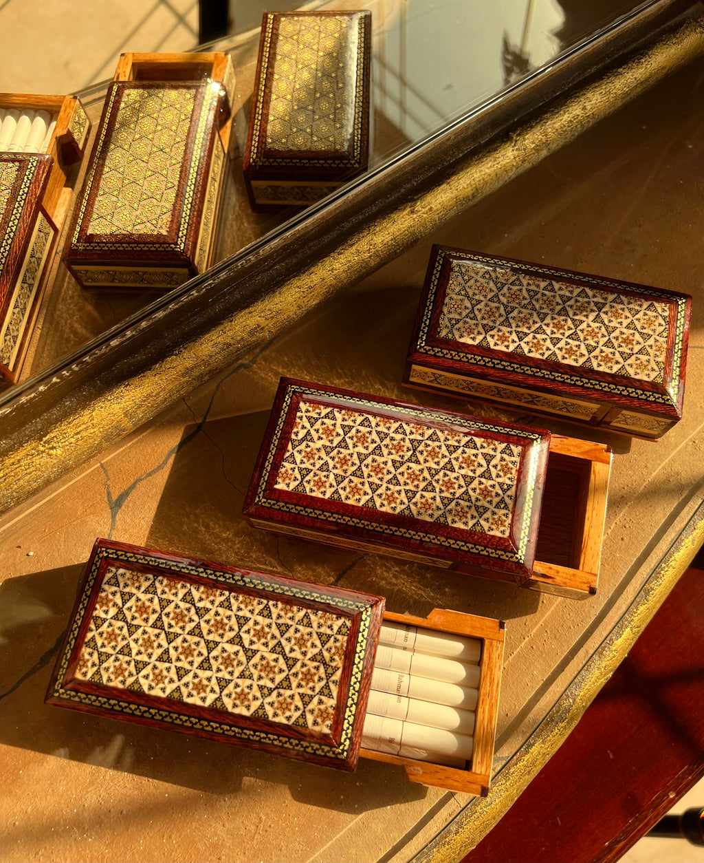 Cigarette Box Khatam Design