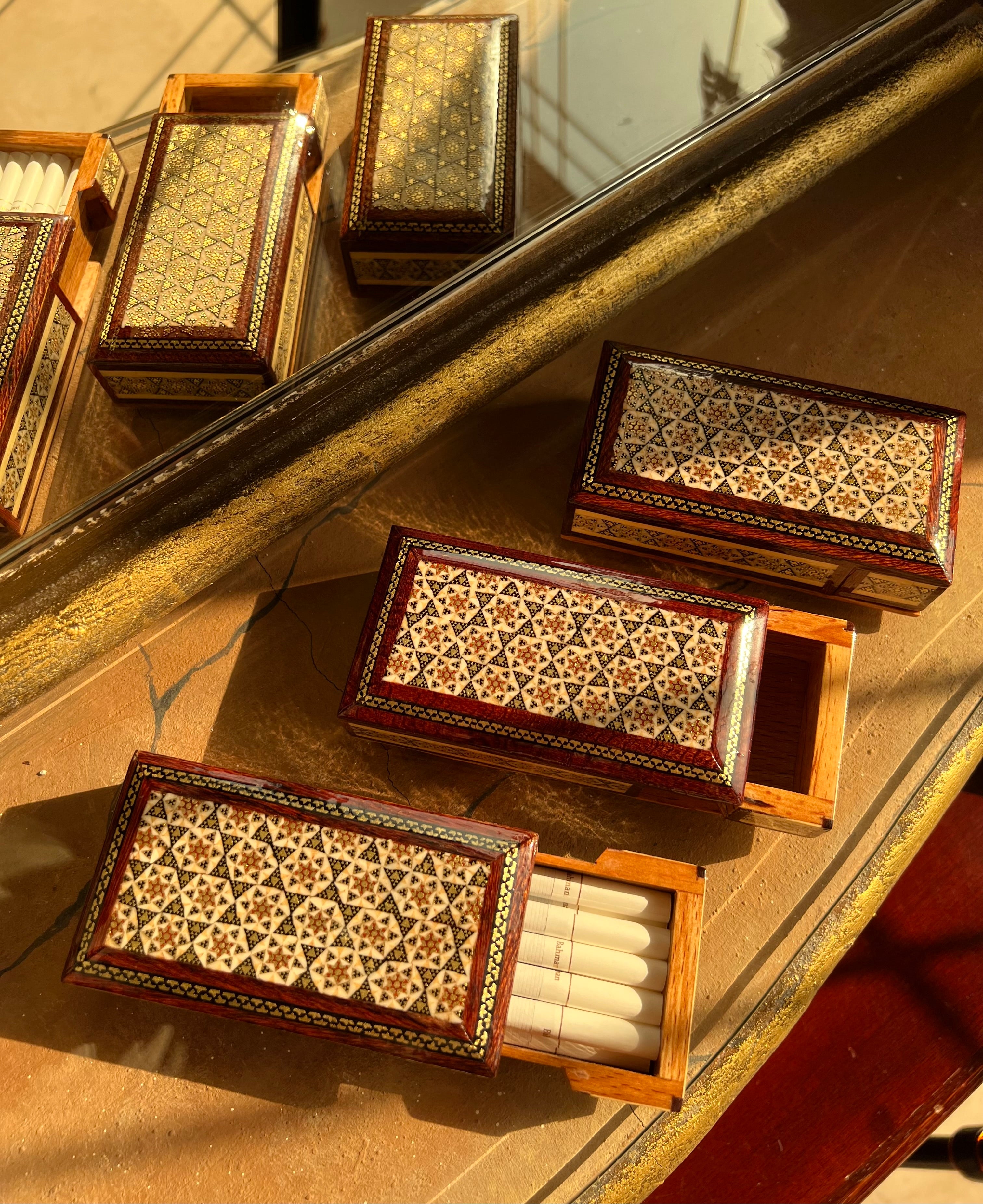 Cigarette Box Khatam Design