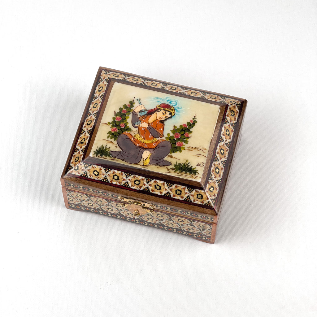 Jewelry Box - Size 1 - Beechwood Interior - Painted Top