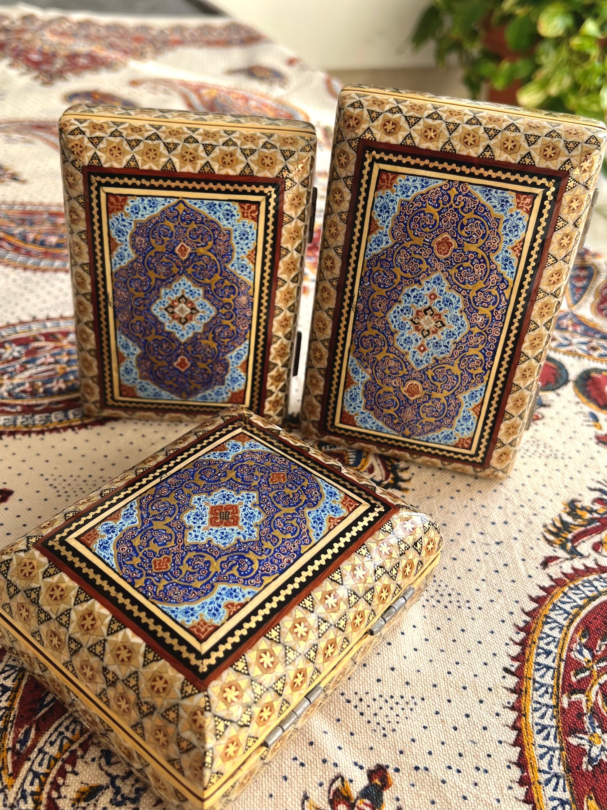Box Khatam - Tazhib Painting Size 1