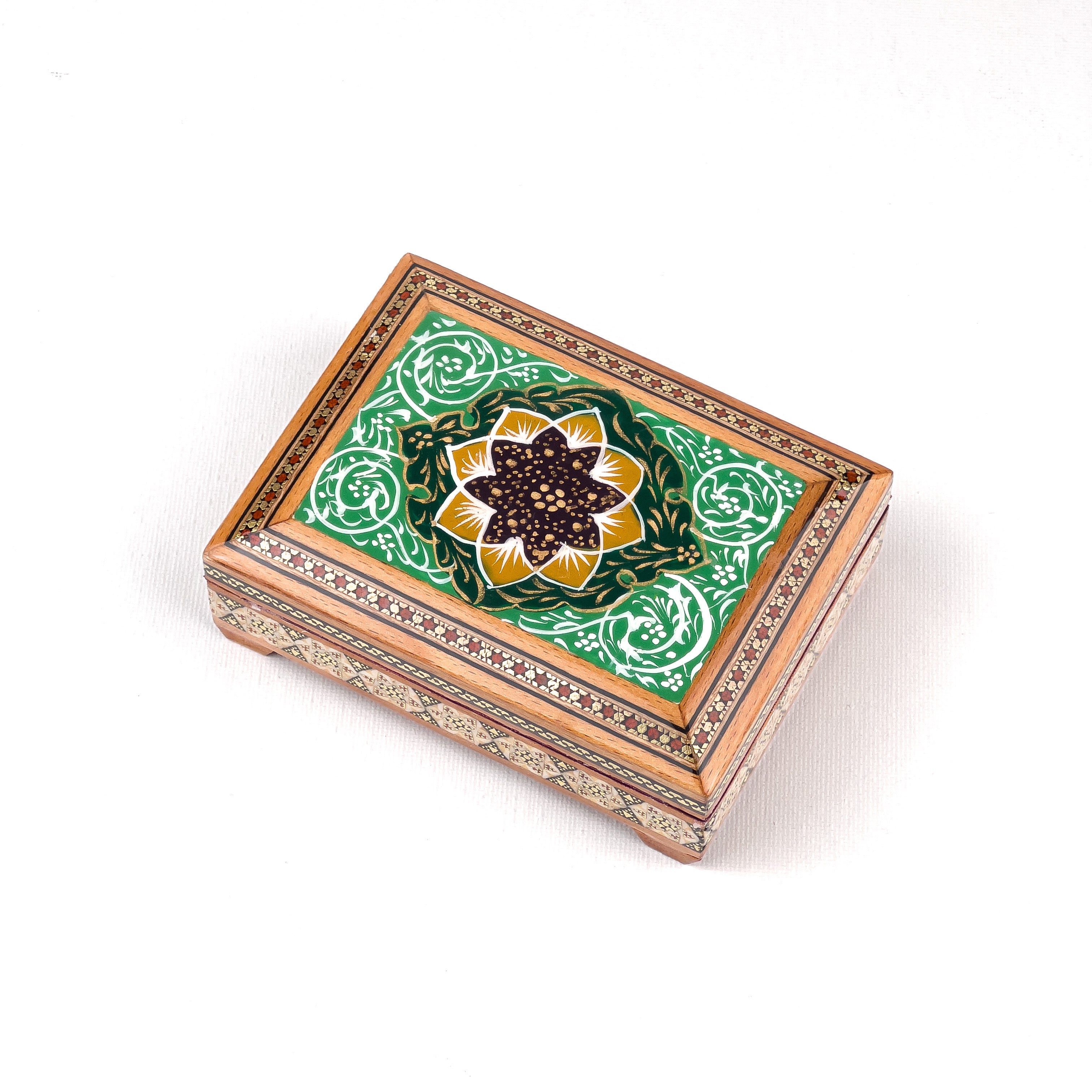 Card Holder - Painted Top - Khatam Design