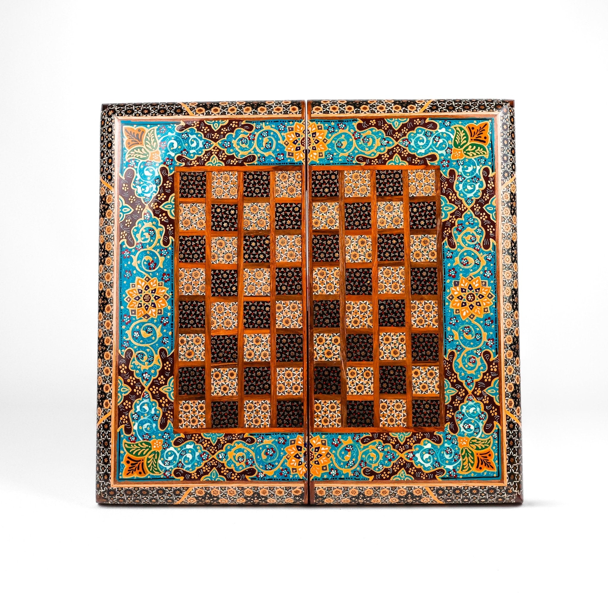 Chess Board Size 40 Shell - Tazhib Design Premium - 02 - Meraas Gallery