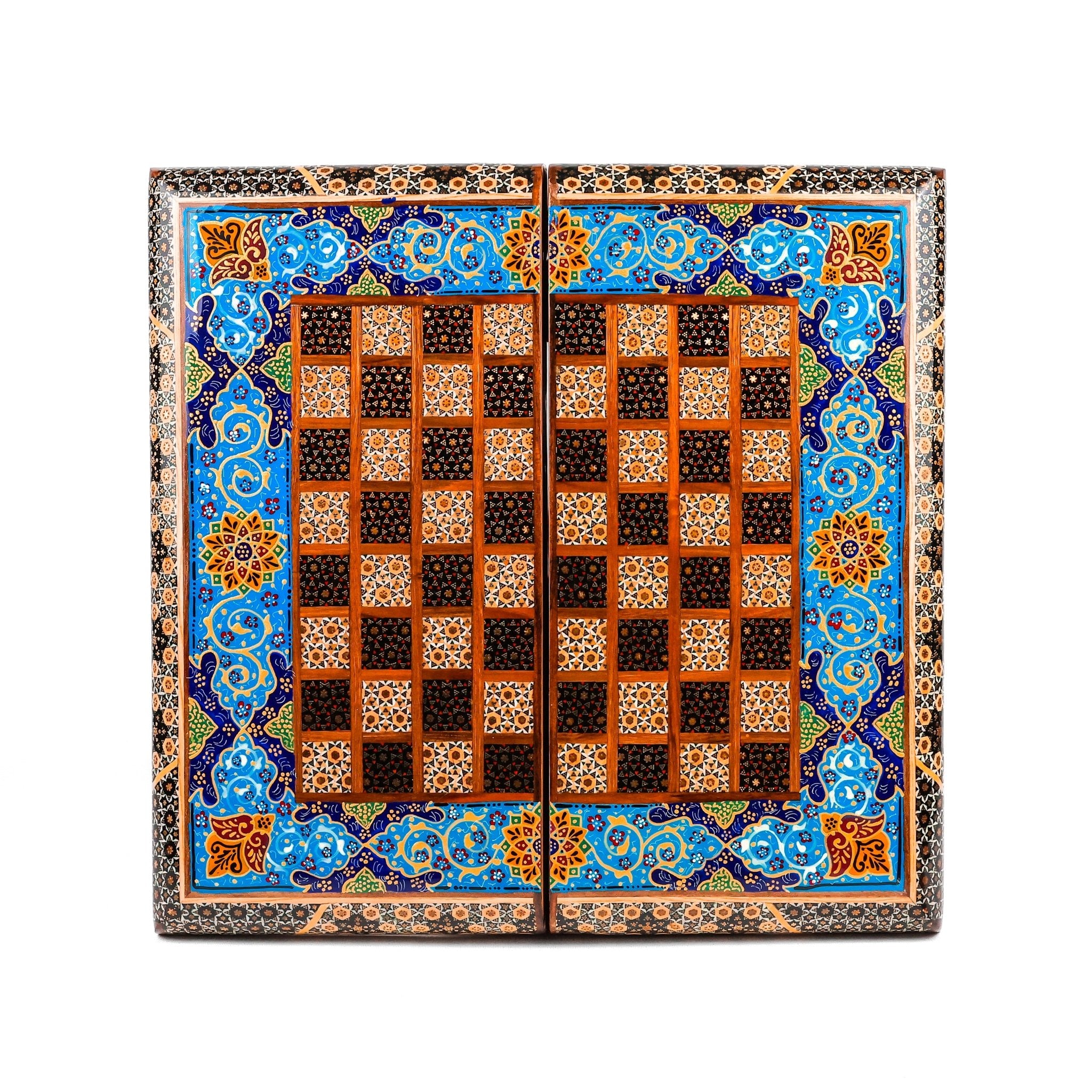 Chess Board Size 40 Shell - Tazhib Design Premium - 04 - Meraas Gallery