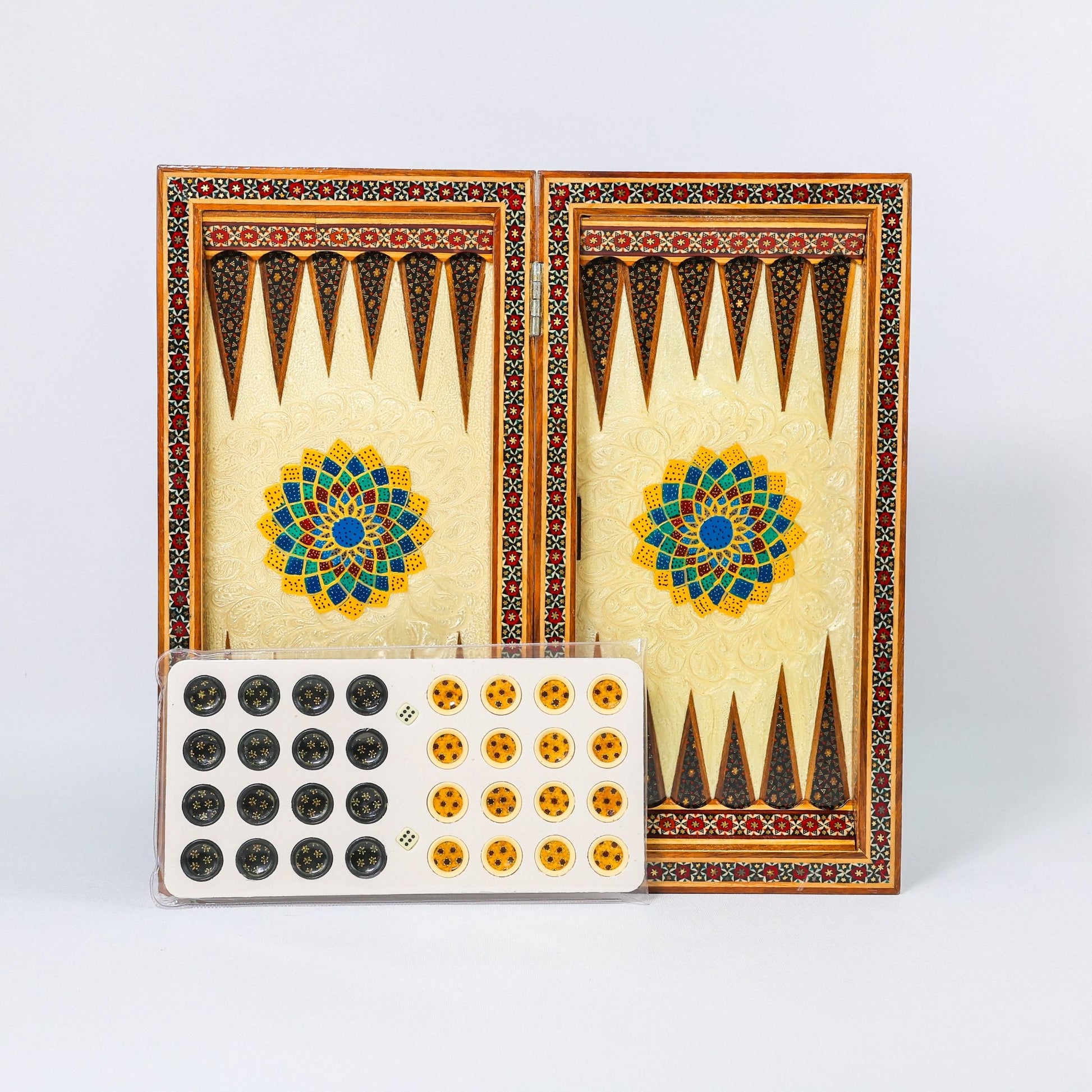 Chess Board Size 40 Shell - Tazhib Design Premium - 05 - Meraas Gallery