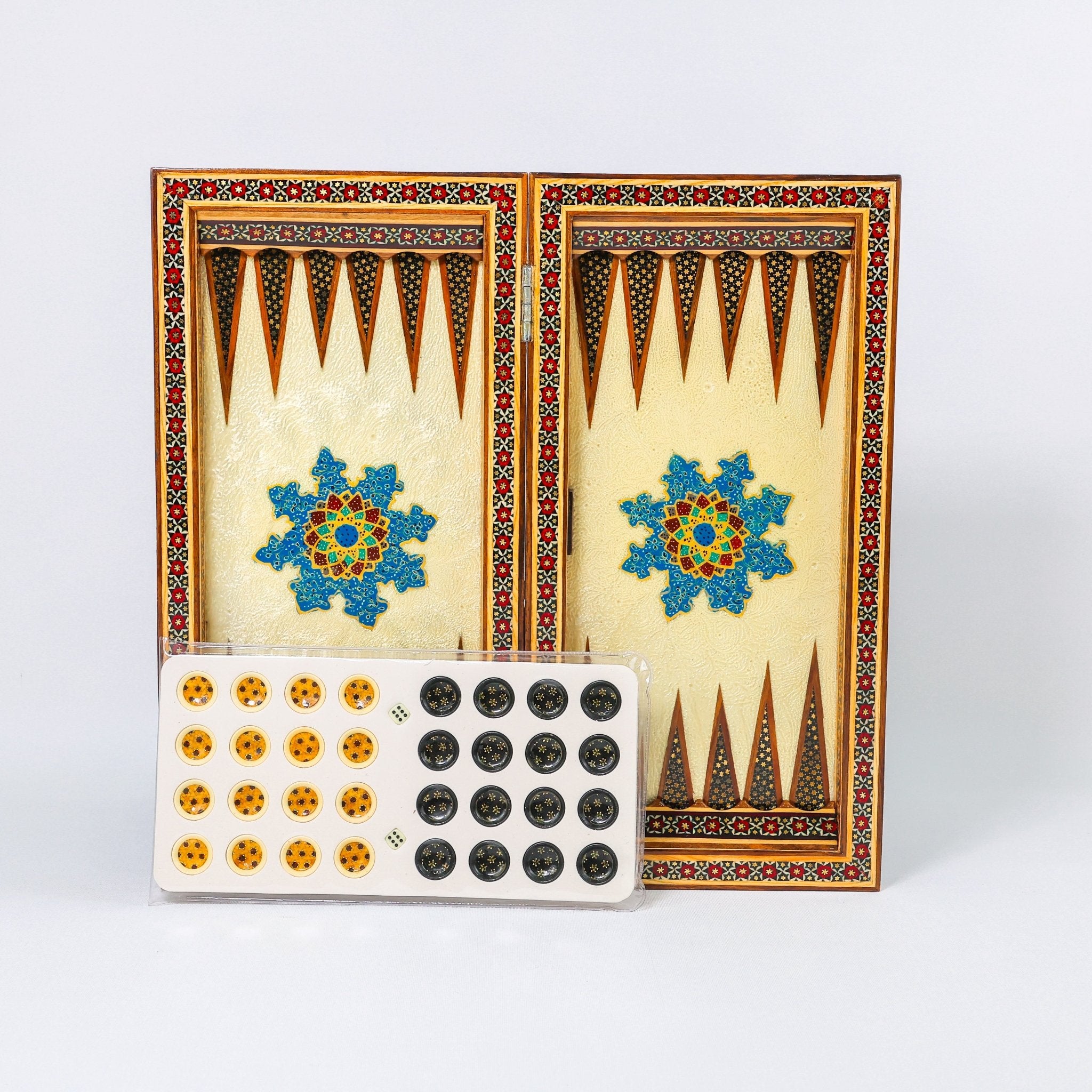 Chess Board Size 40 Shell - Tazhib Design Premium - 08 - Meraas Gallery