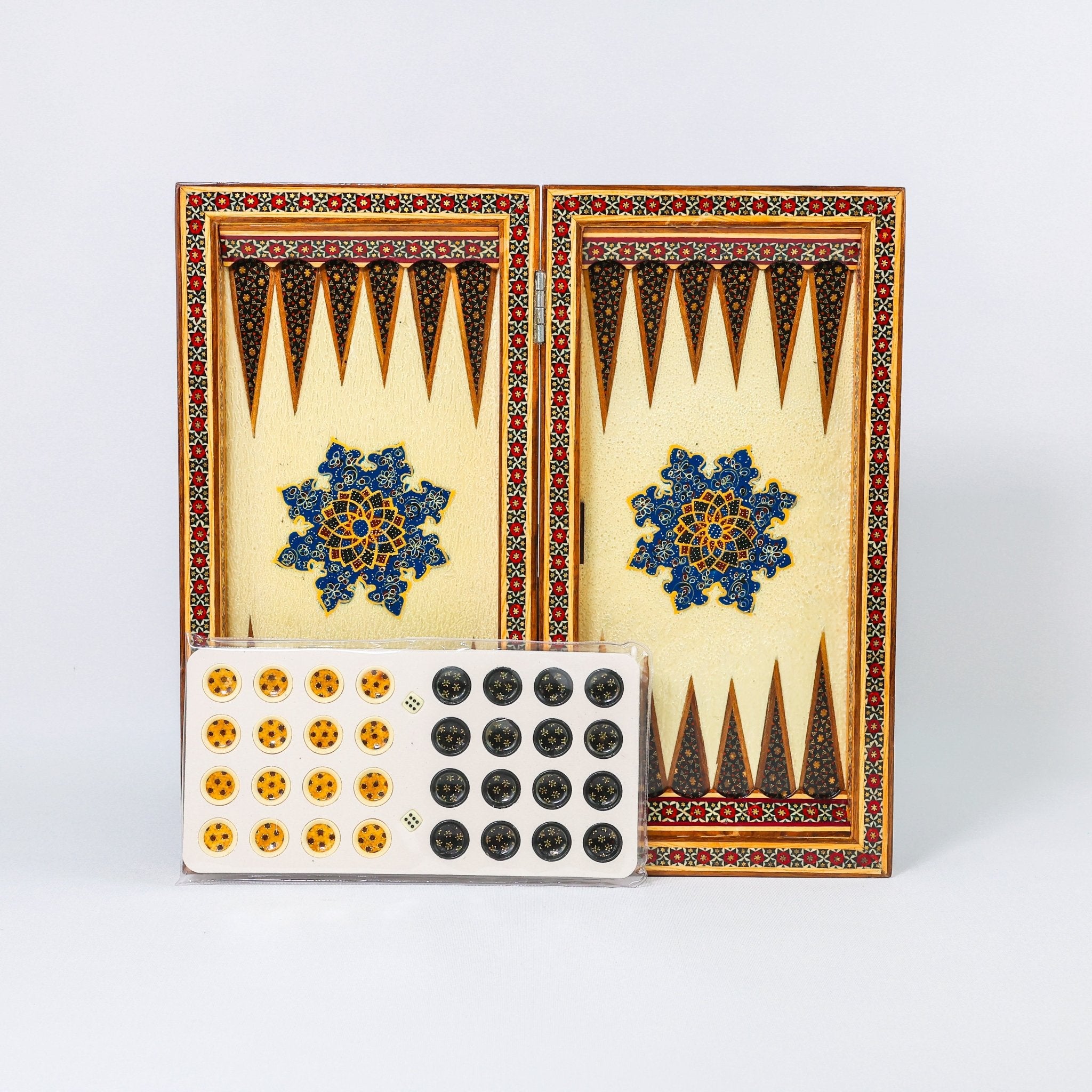 Chess Board Size 40 Shell - Tazhib Design Premium - 09 - Meraas Gallery