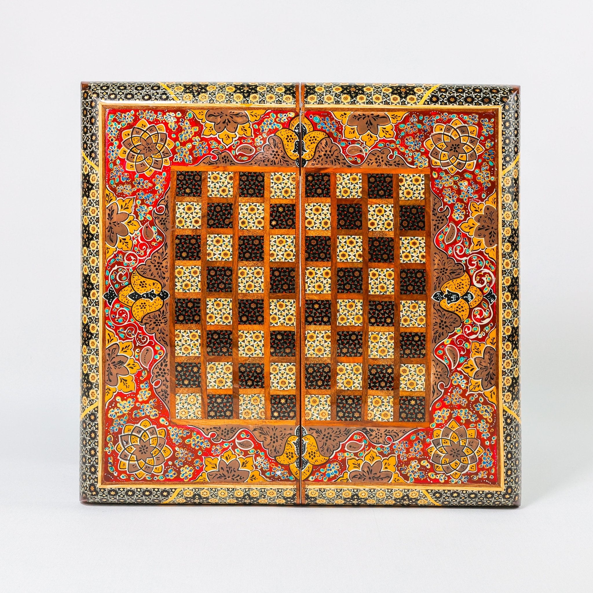 Chess Board Size 40 Shell - Tazhib Design Premium - 10 - Meraas Gallery