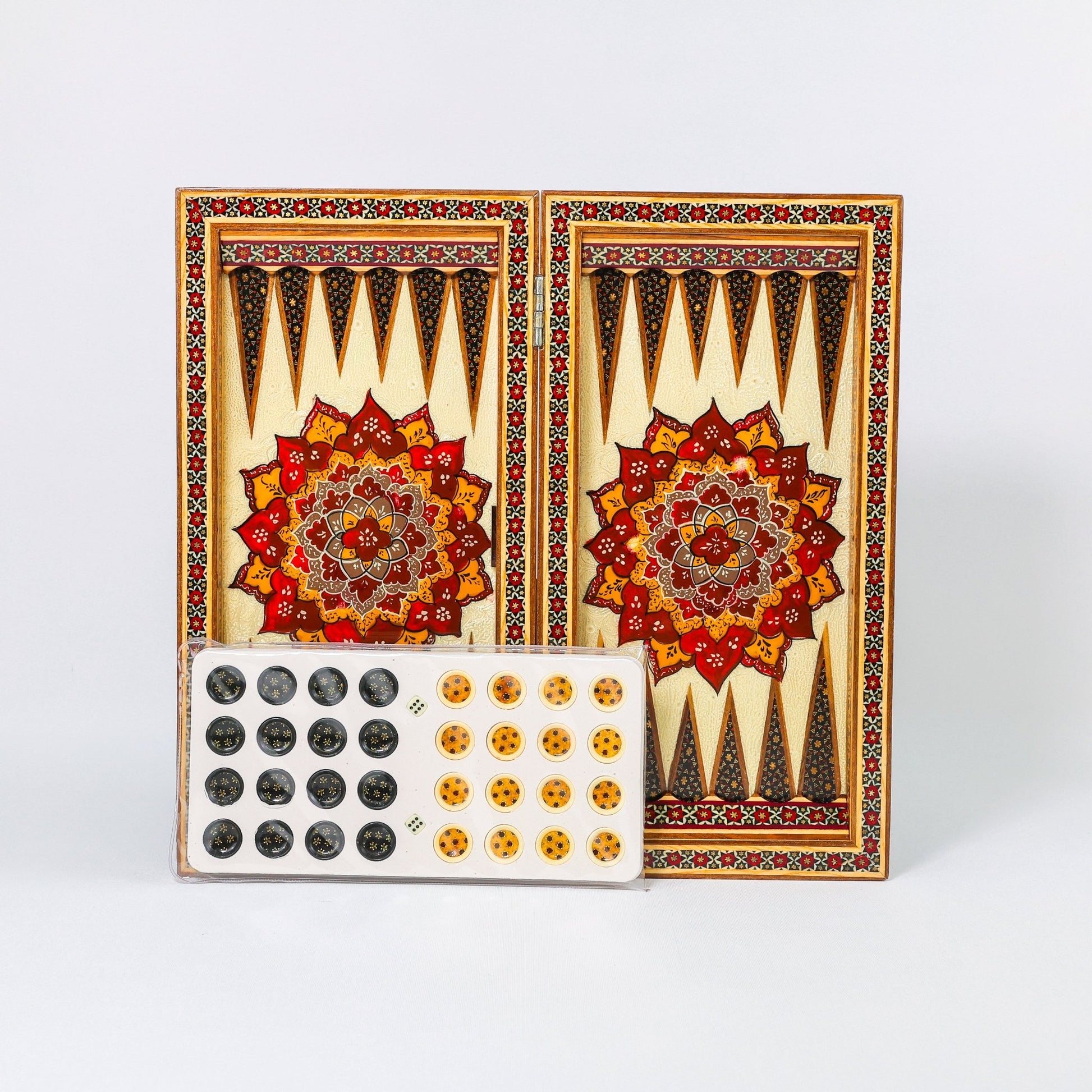 Chess Board Size 40 Shell - Tazhib Design Premium - 10 - Meraas Gallery