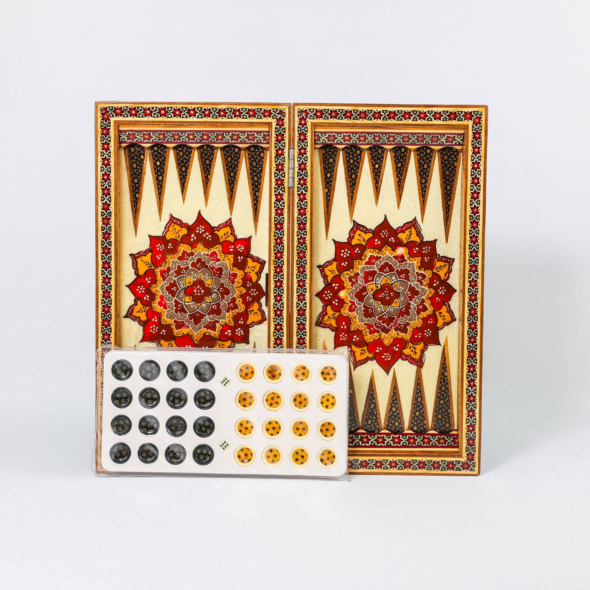 Chess Board Size 40 Shell - Tazhib Design Premium - 10 - Meraas Gallery