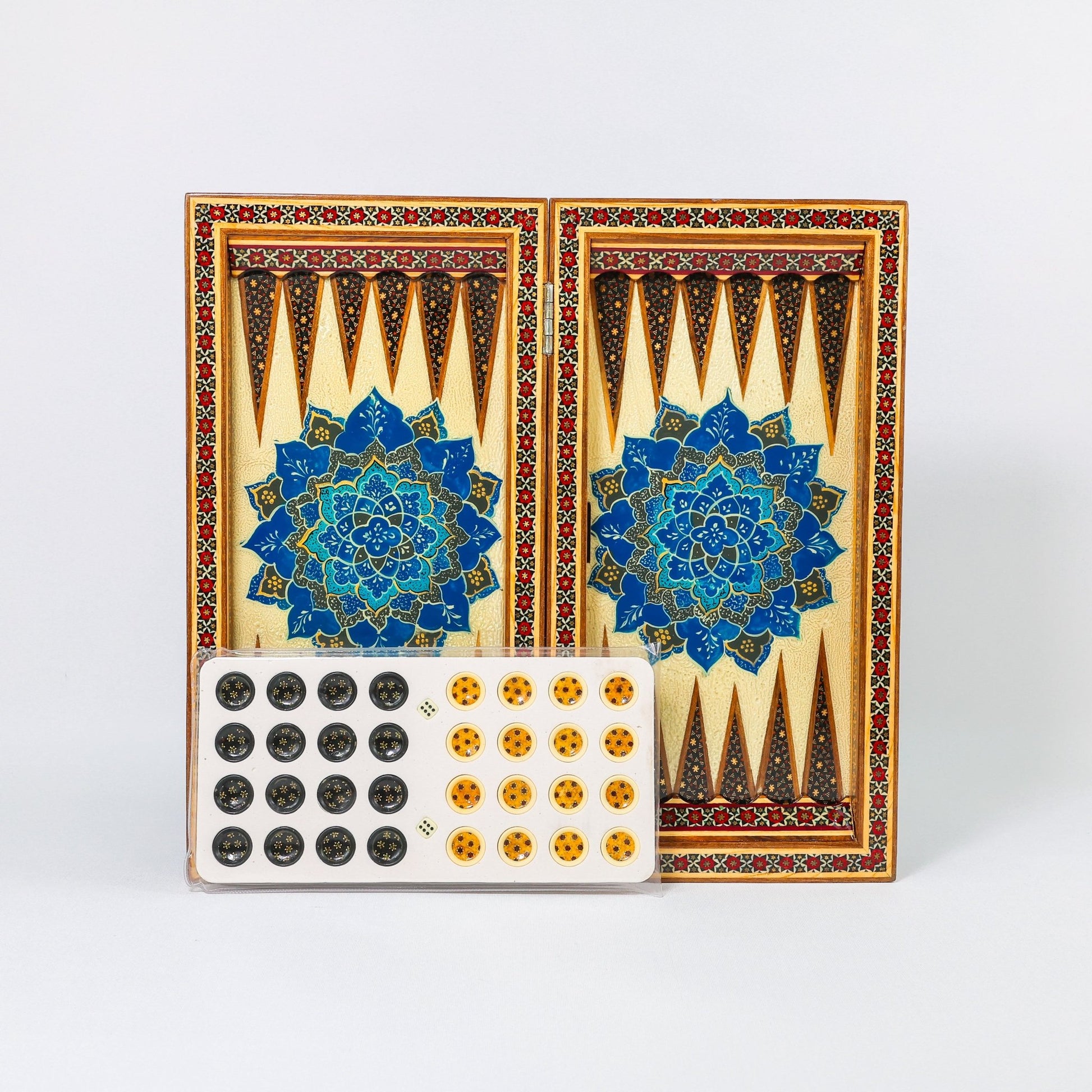 Chess Board Size 40 Shell - Tazhib Design Premium - 11 - Meraas Gallery