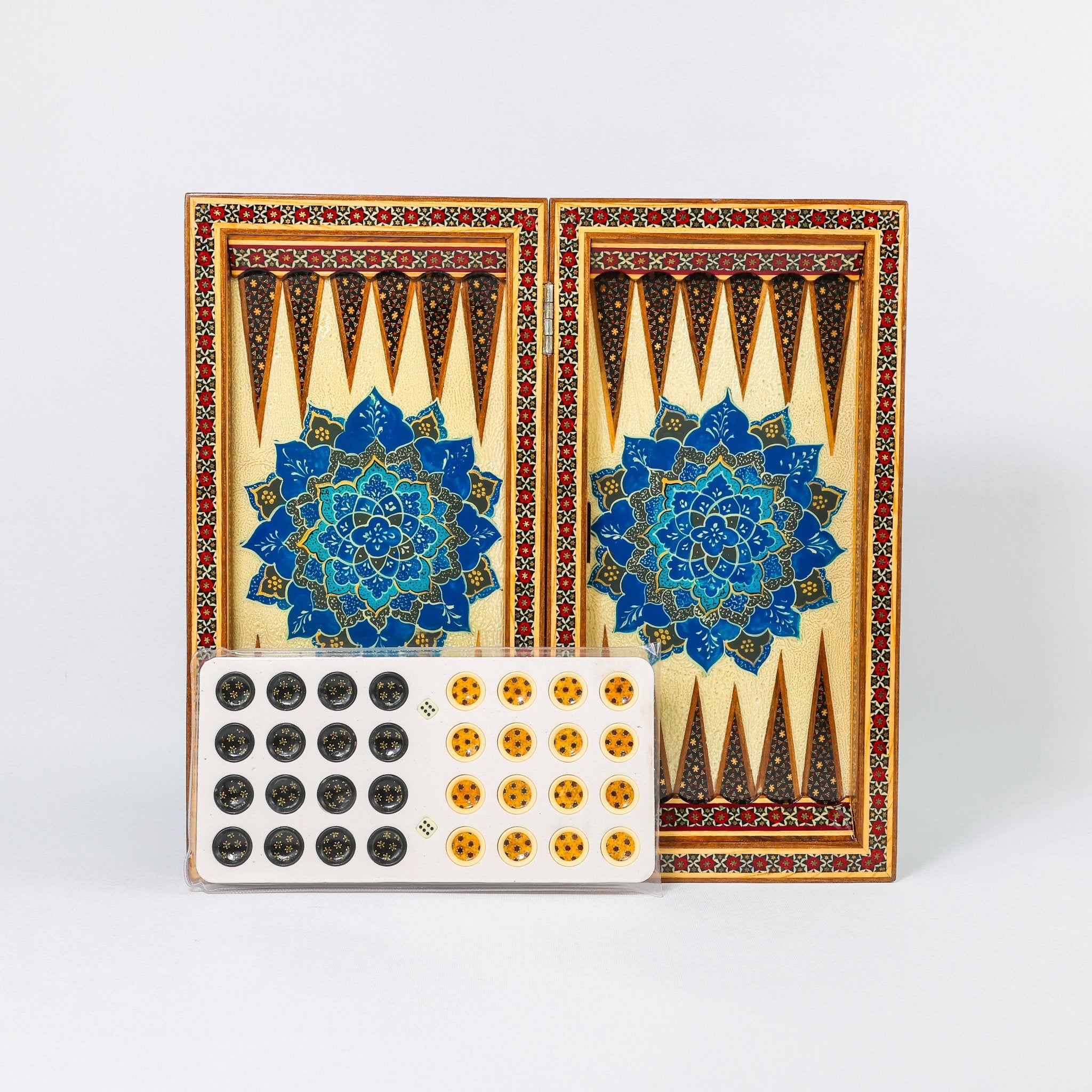 Chess Board Size 40 Shell - Tazhib Design Premium - 11 - Meraas Gallery