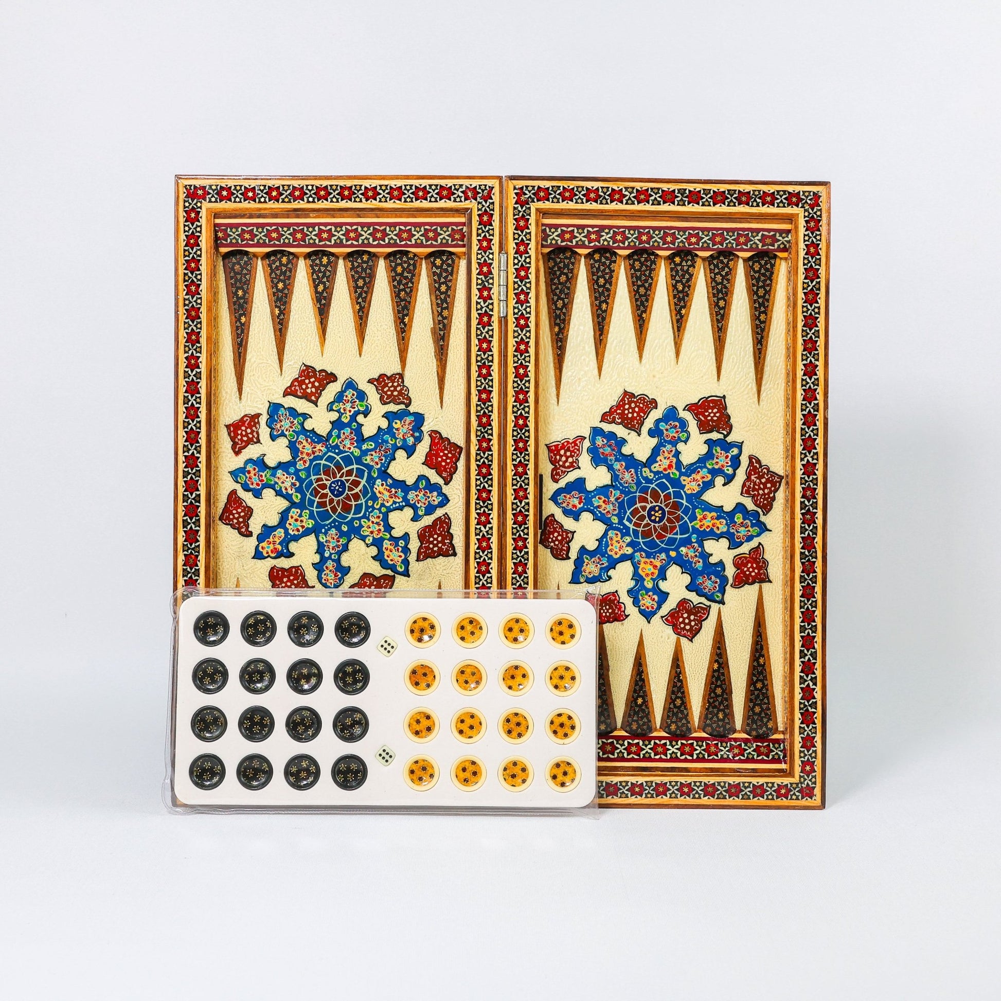 Chess Board Size 40 Shell - Tazhib Design Premium - 12 - Meraas Gallery