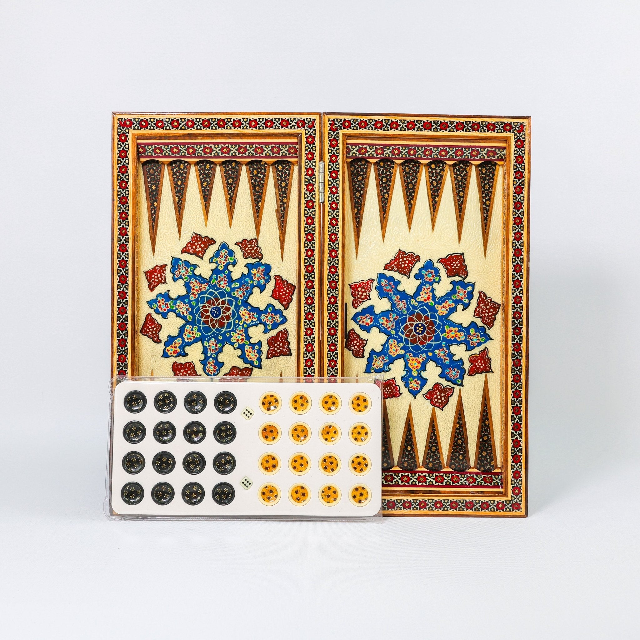 Chess Board Size 40 Shell - Tazhib Design Premium - 12 - Meraas Gallery