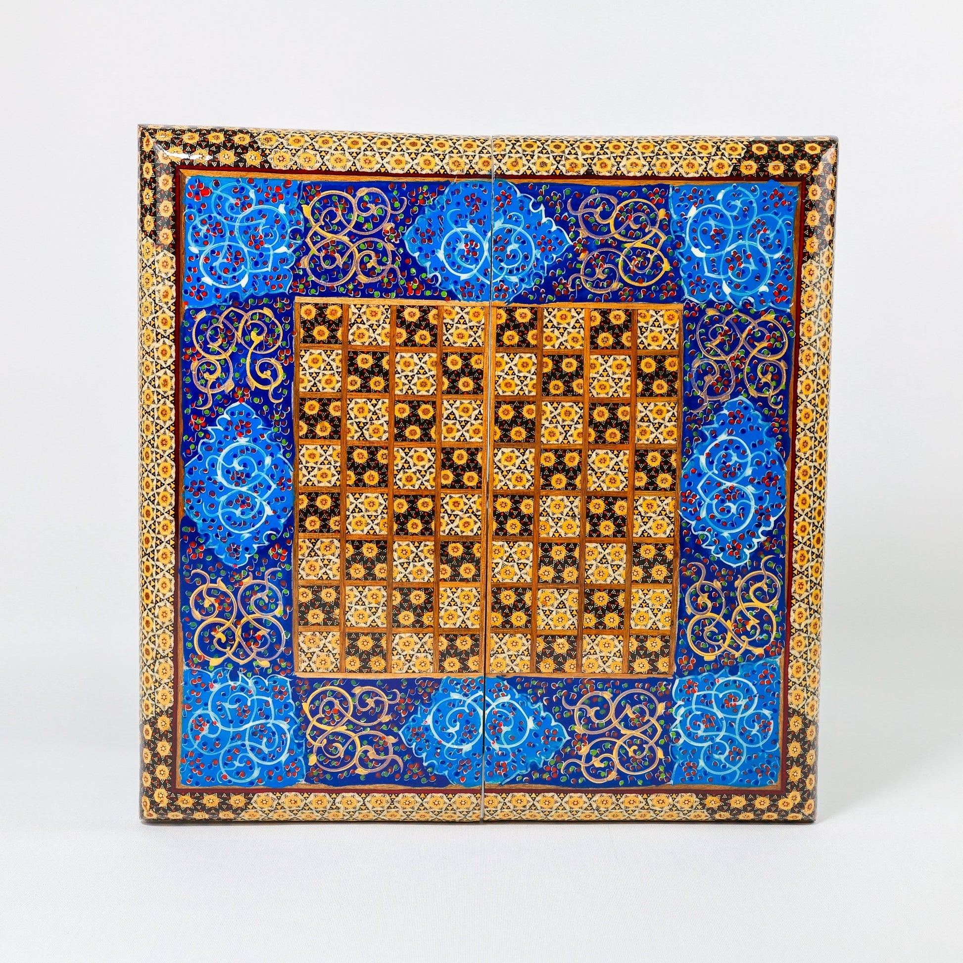 Chess Board Size 40 - Tazhib Design - 04 - Meraas Gallery