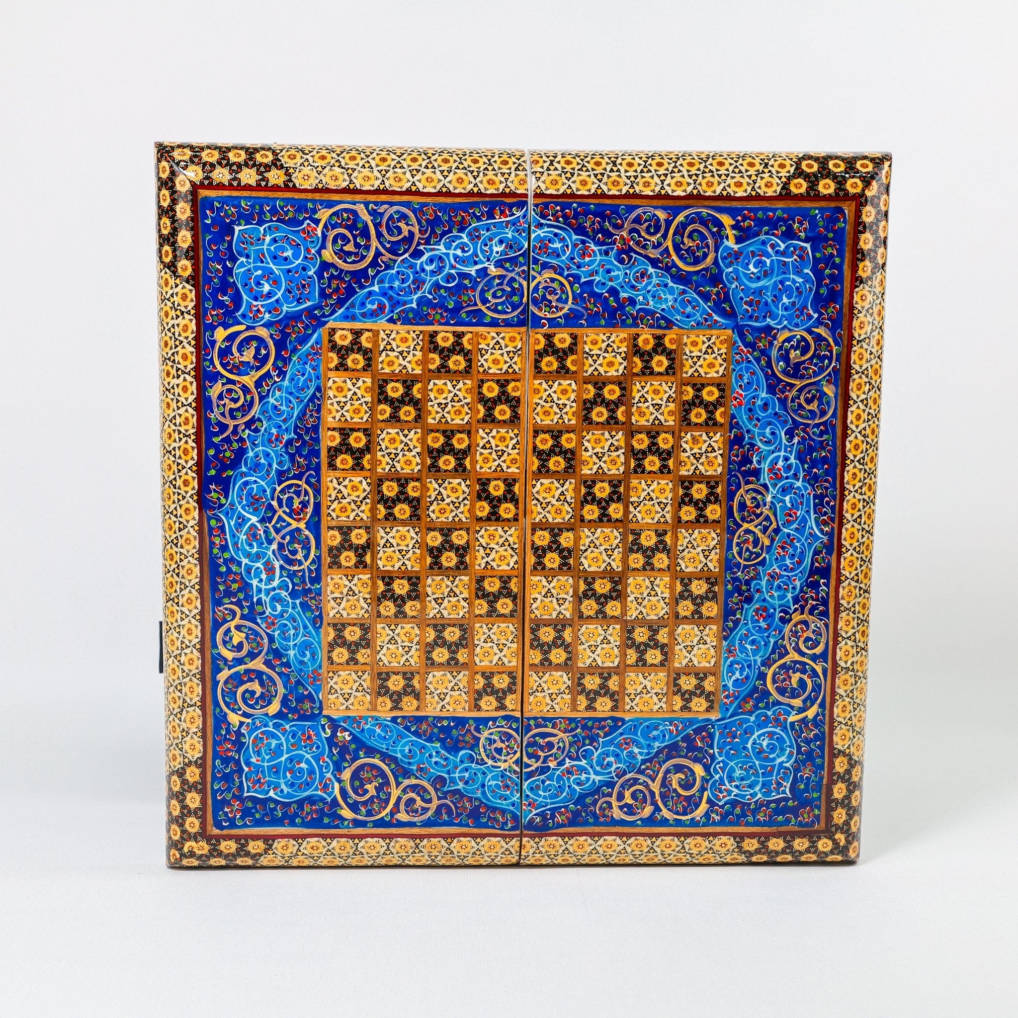 Chess Board Size 40 - Tazhib Design - 05 - Meraas Gallery
