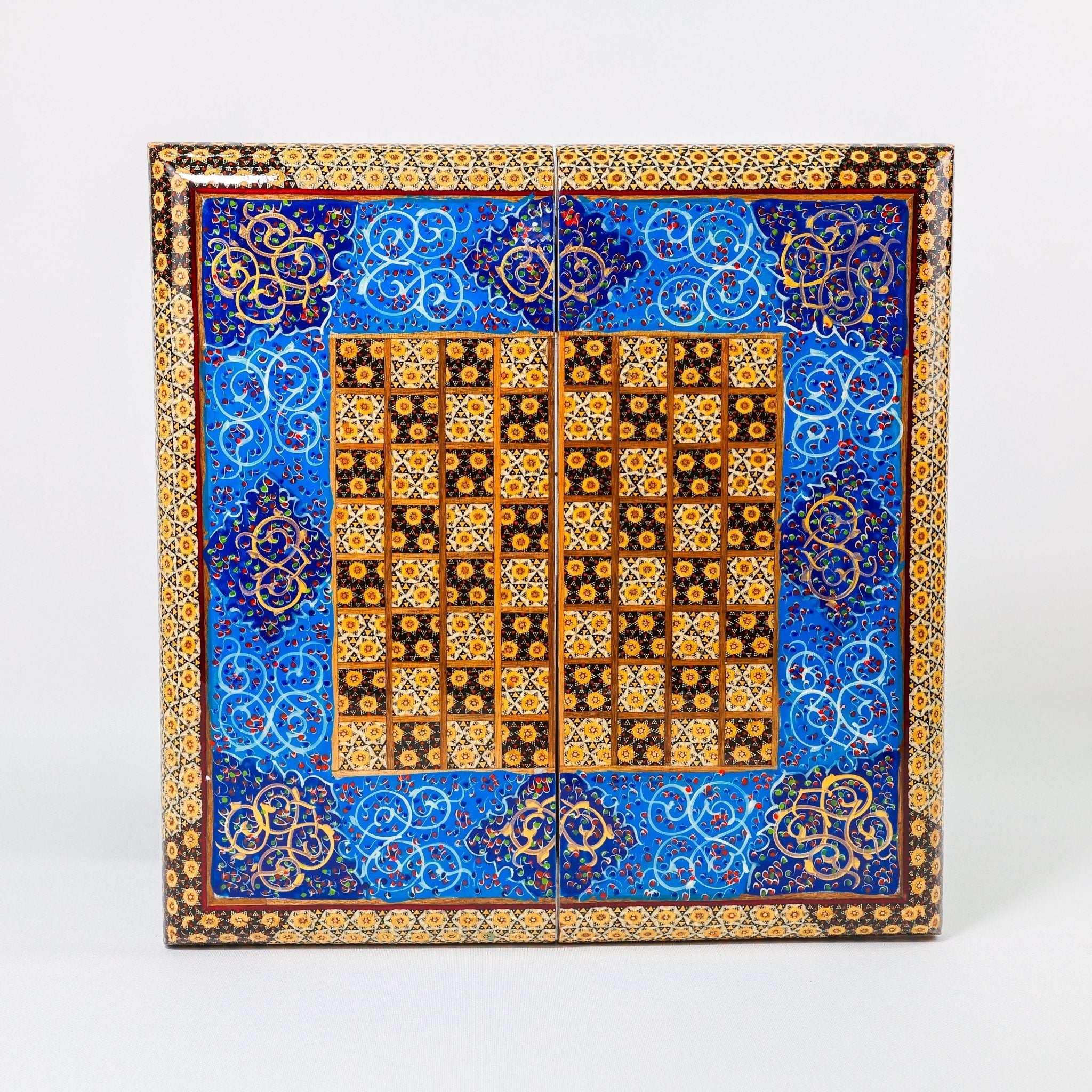 Chess Board Size 40 - Tazhib Design - 06 - Meraas Gallery