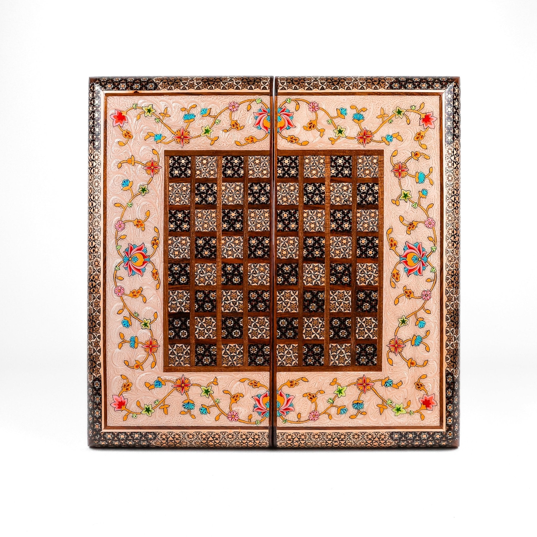Chess Board Size 40 Shell - Tazhib Design - 03 - Meraas Gallery