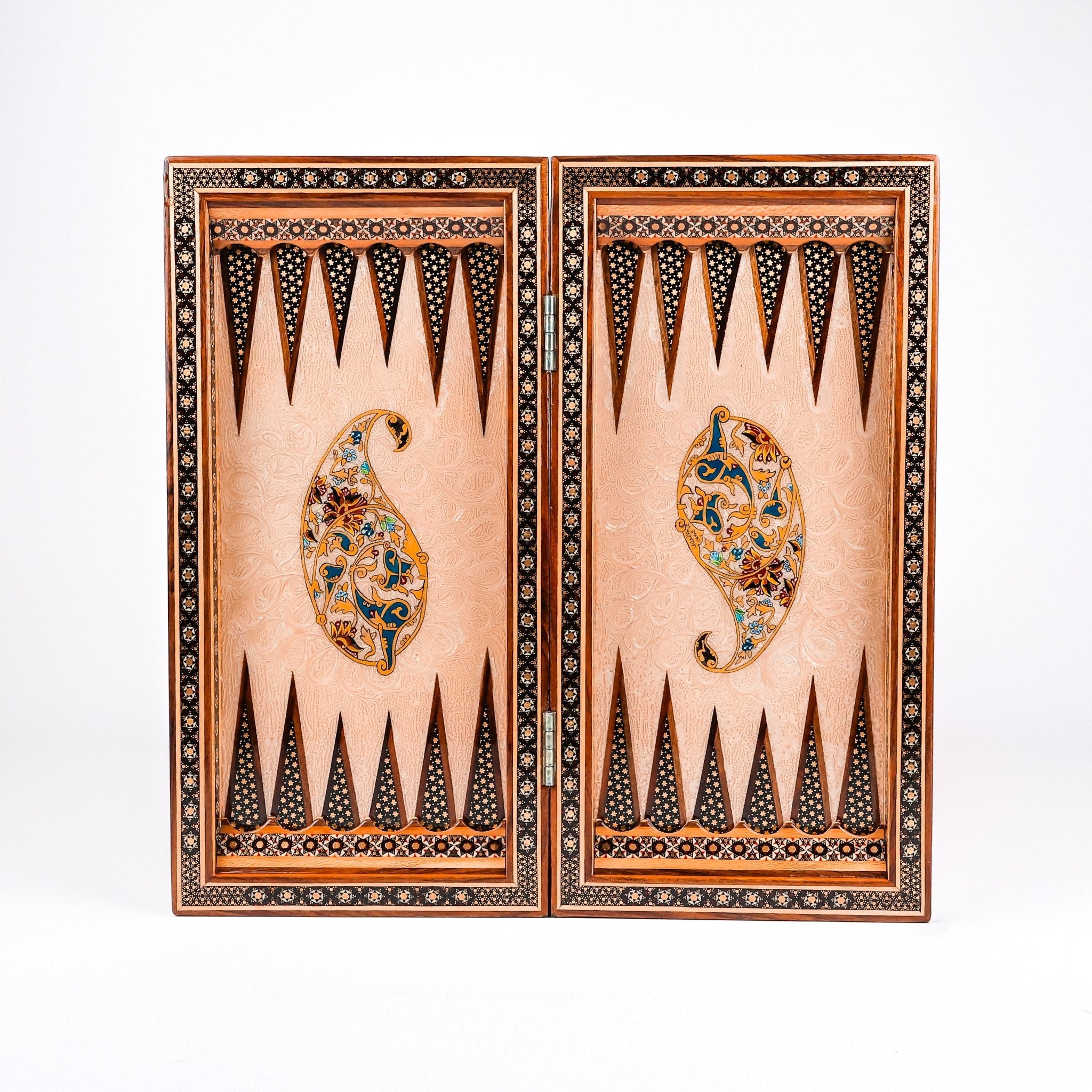 Chess Board Size 40 Shell - Tazhib Design - 03 - Meraas Gallery
