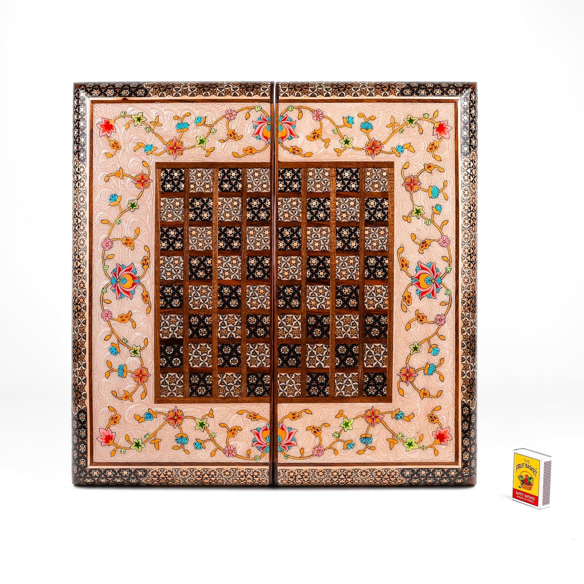 Chess Board Size 40 Shell - Tazhib Design - 03 - Meraas Gallery