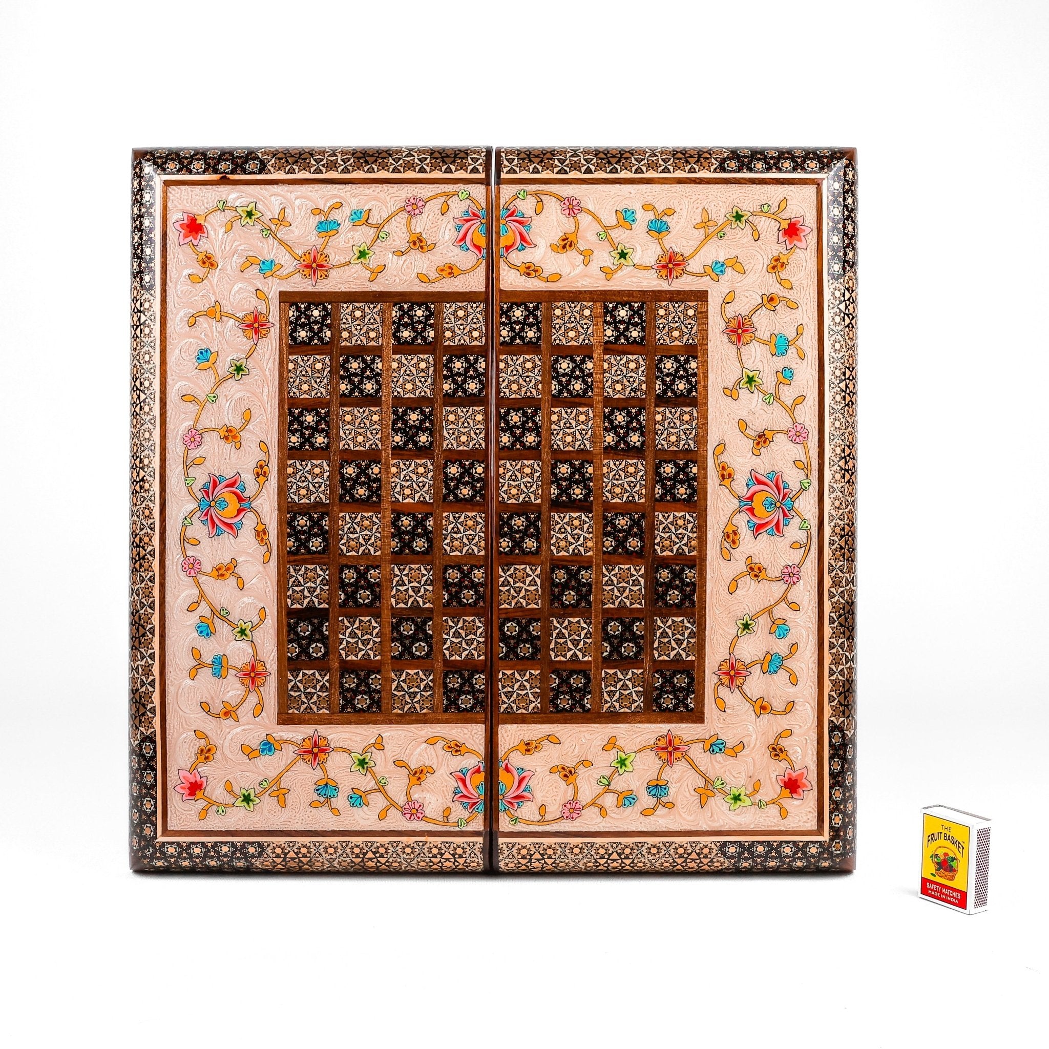 Chess Board Size 40 Shell - Tazhib Design - 03 - Meraas Gallery