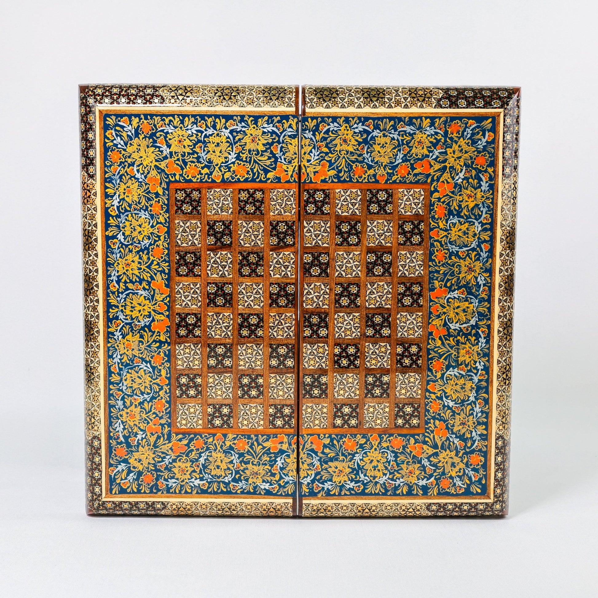 Chess Board Size 40 Shell - Tazhib Design - 04 - Meraas Gallery