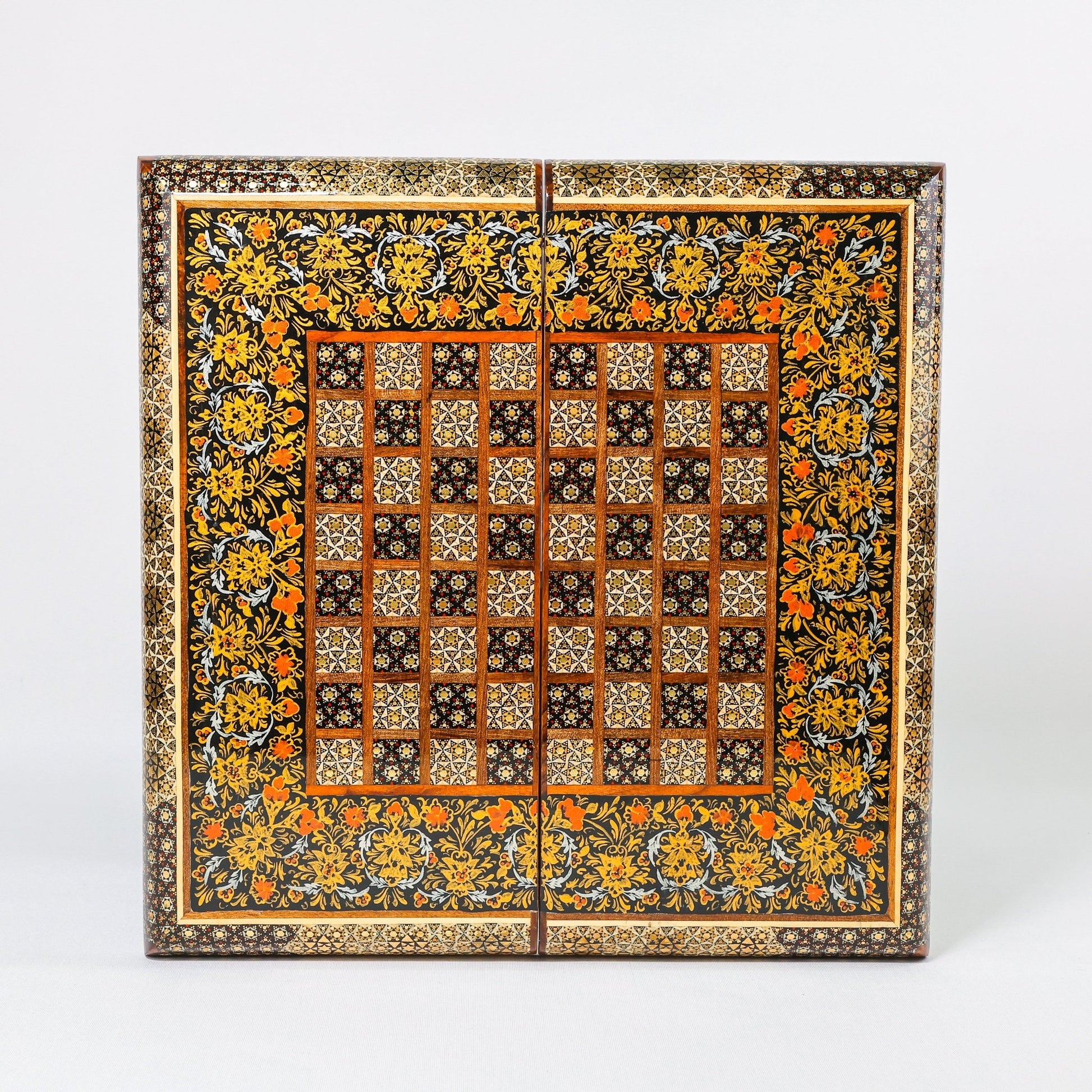 Chess Board Size 40 Shell - Tazhib Design - 05 - Meraas Gallery