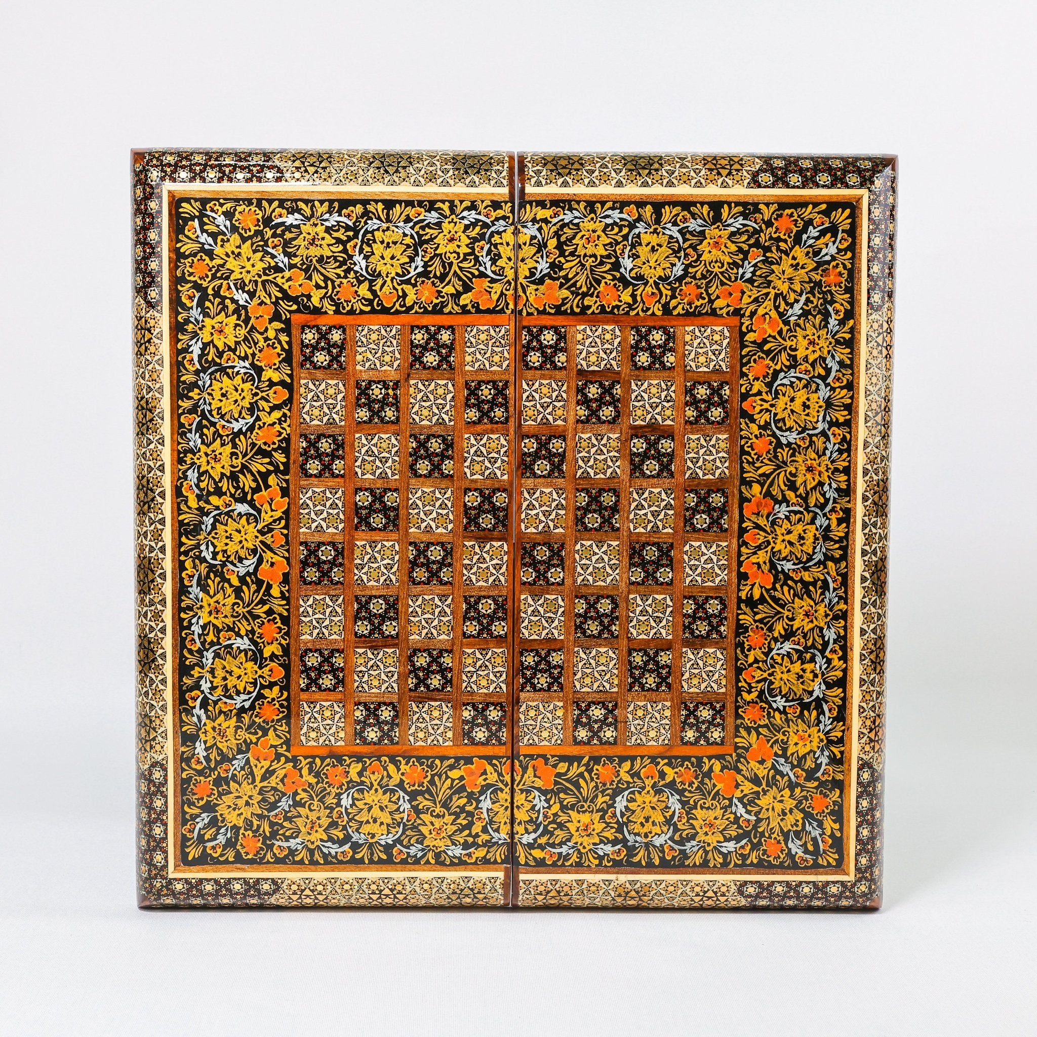 Chess Board Size 40 Shell - Tazhib Design - 05 - Meraas Gallery
