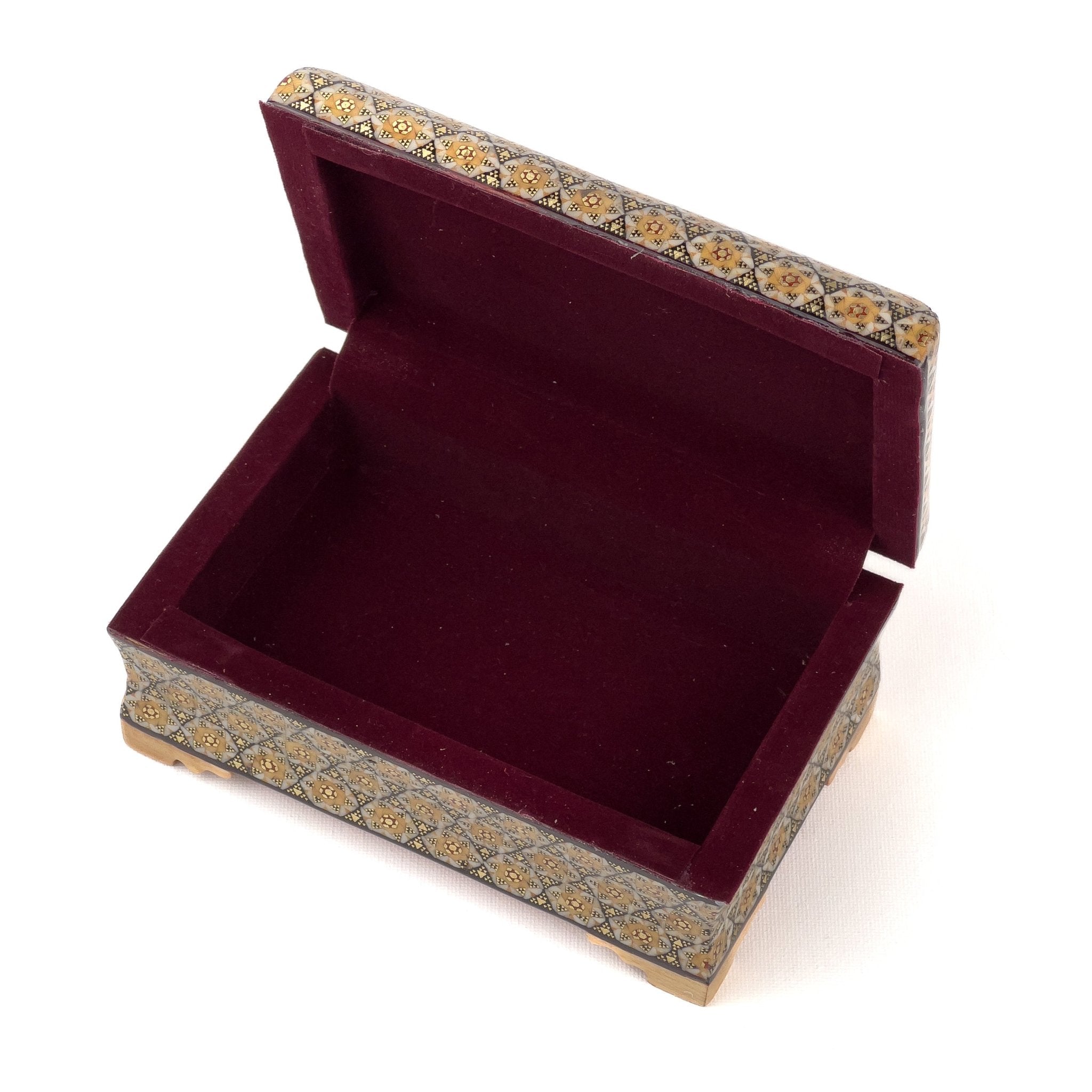 Jewelry Box Bowl Side Tazhib Top Suede Interior Size 1 - Meraas Gallery