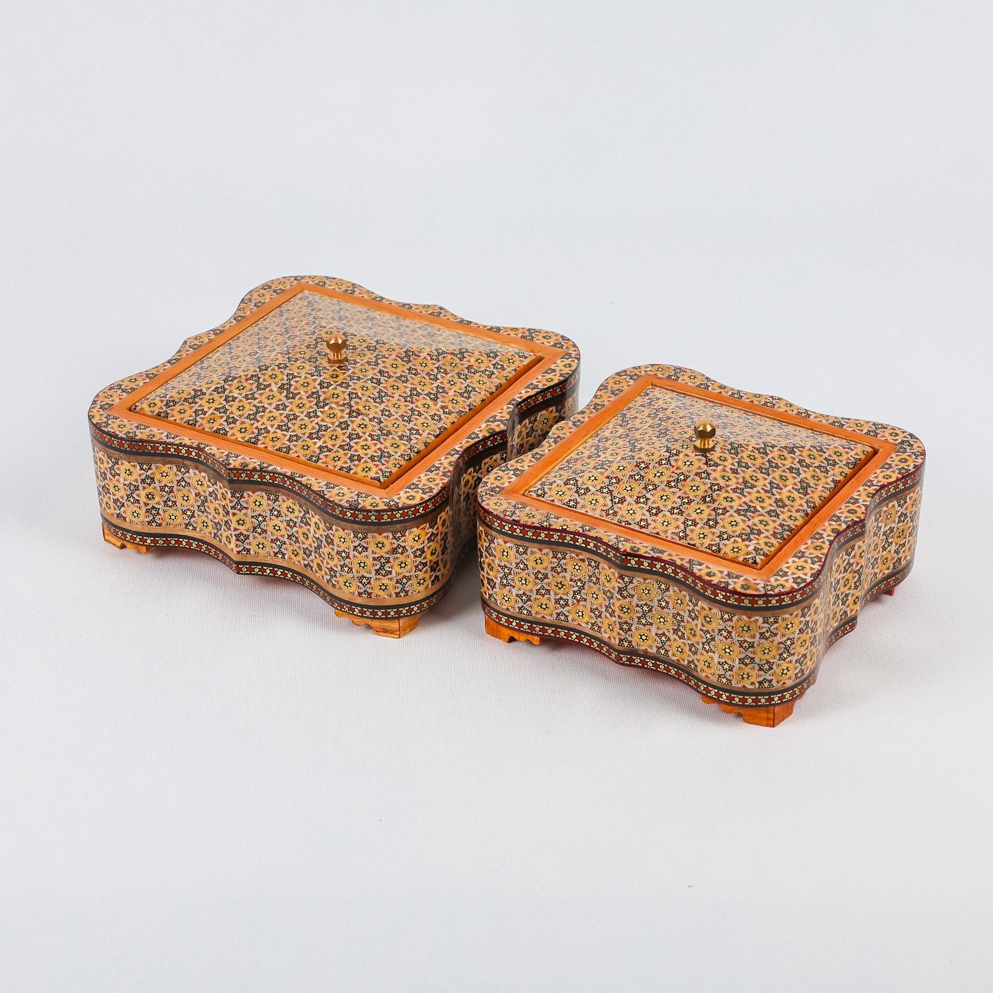 Square Candy Dish Khatam Design Size 3 - Meraas Gallery