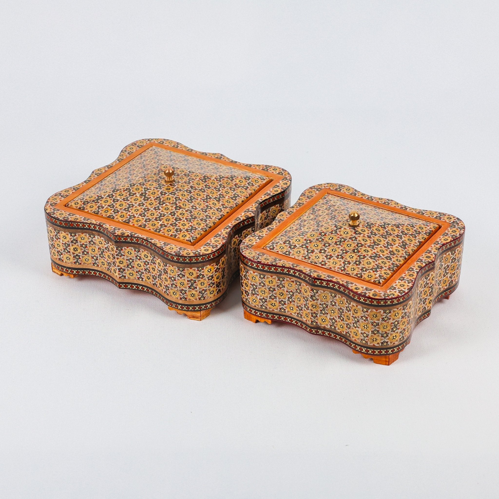 Square Candy Dish Khatam Design Size 3 - Meraas Gallery