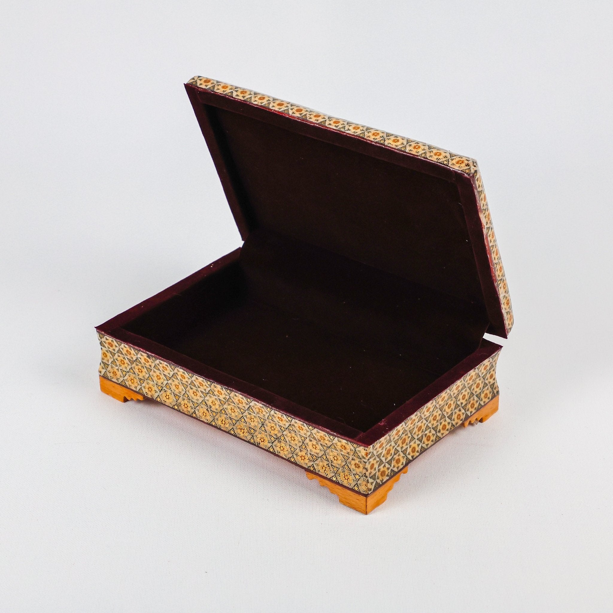 Side - bowl Box Suede Interior - Size 14x22 Cm - Meraas Gallery