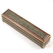 Hinged Pen Case Khatam Design Size 30 - Meraas Gallery