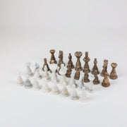 Large Stone Chess Pieces - Round Base - Meraas Gallery