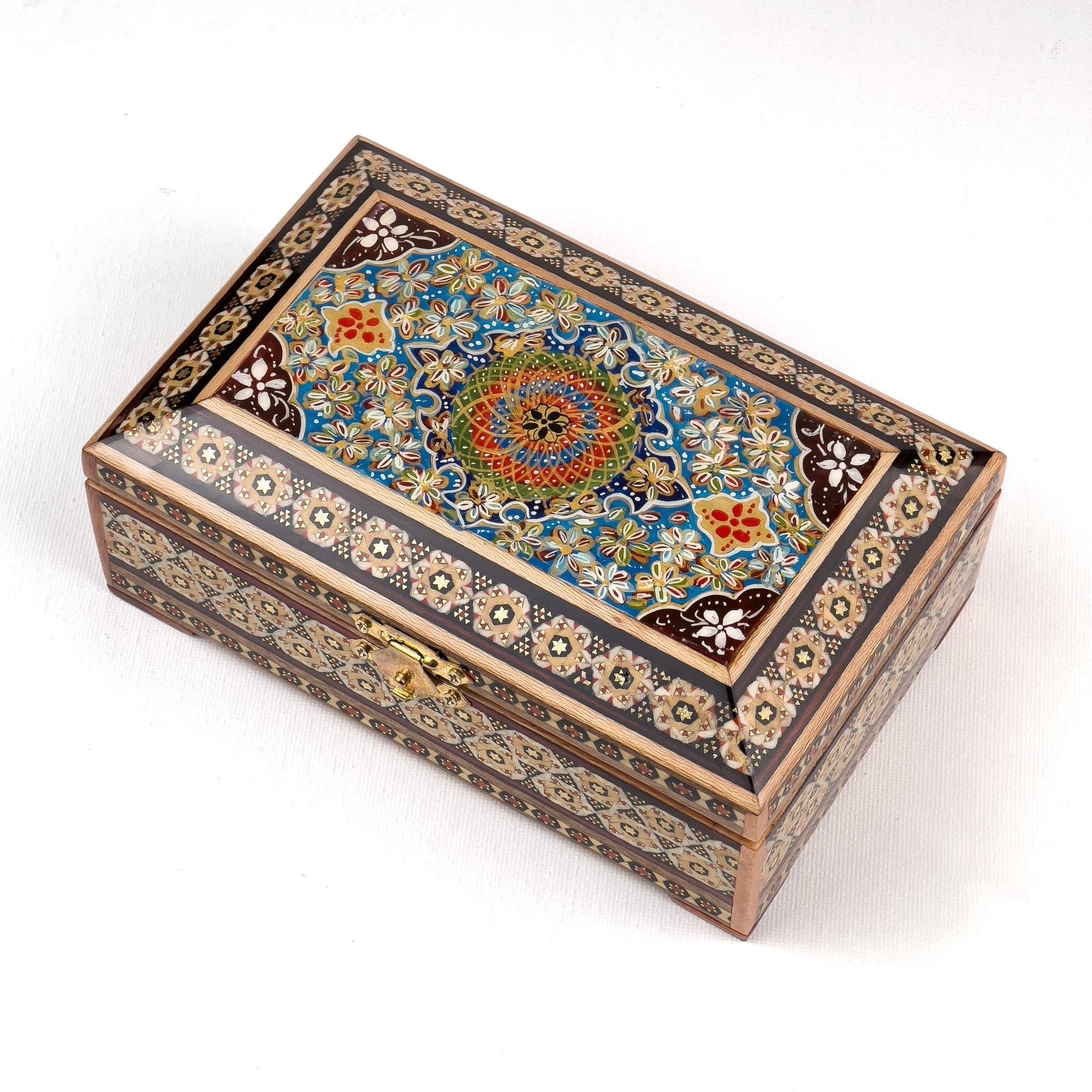 Jewelry Box - Size 3 - Beechwood Interior - Painted Top - Meraas Gallery