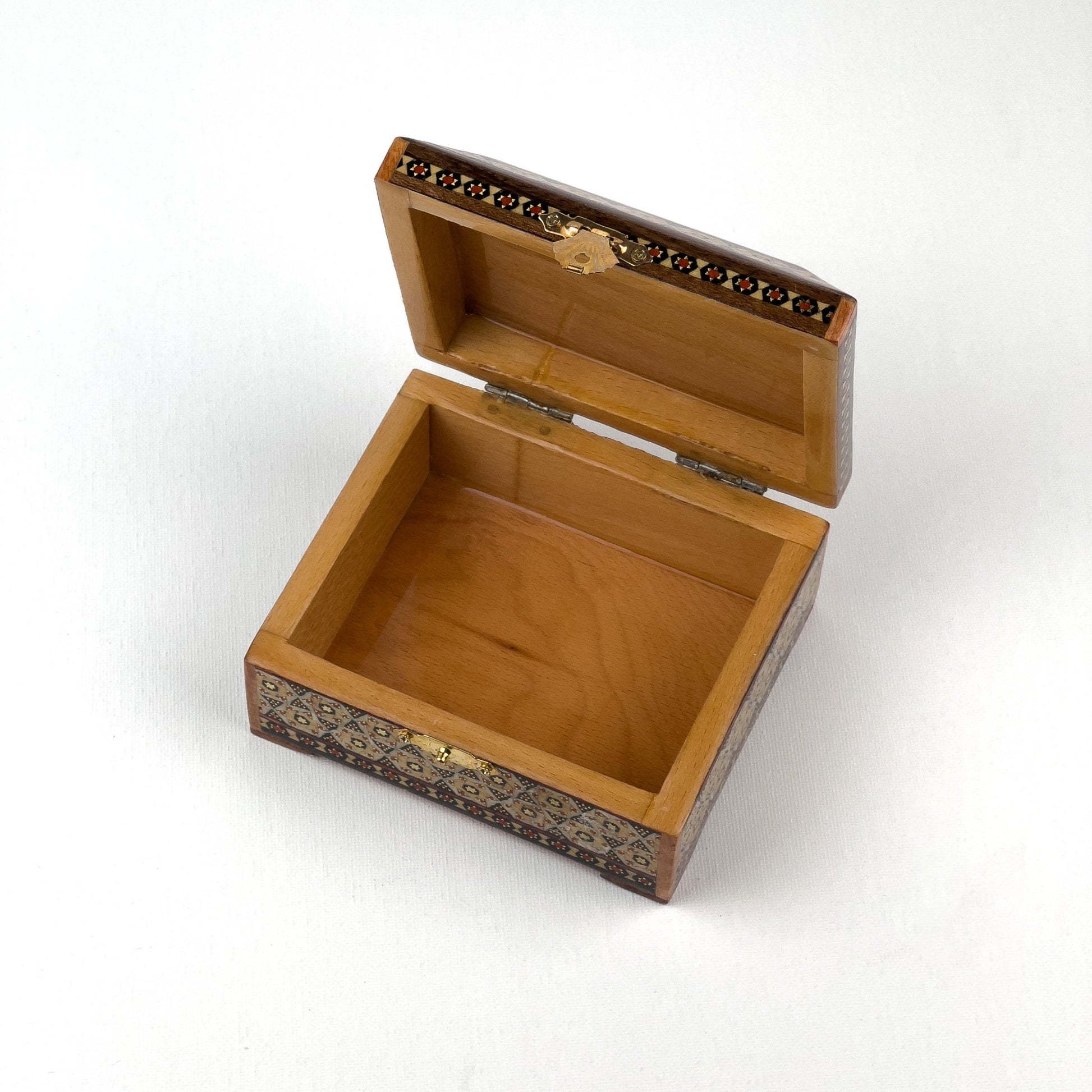 Jewelry Box - Size 1 - Beechwood Interior - Painted Top - Meraas Gallery