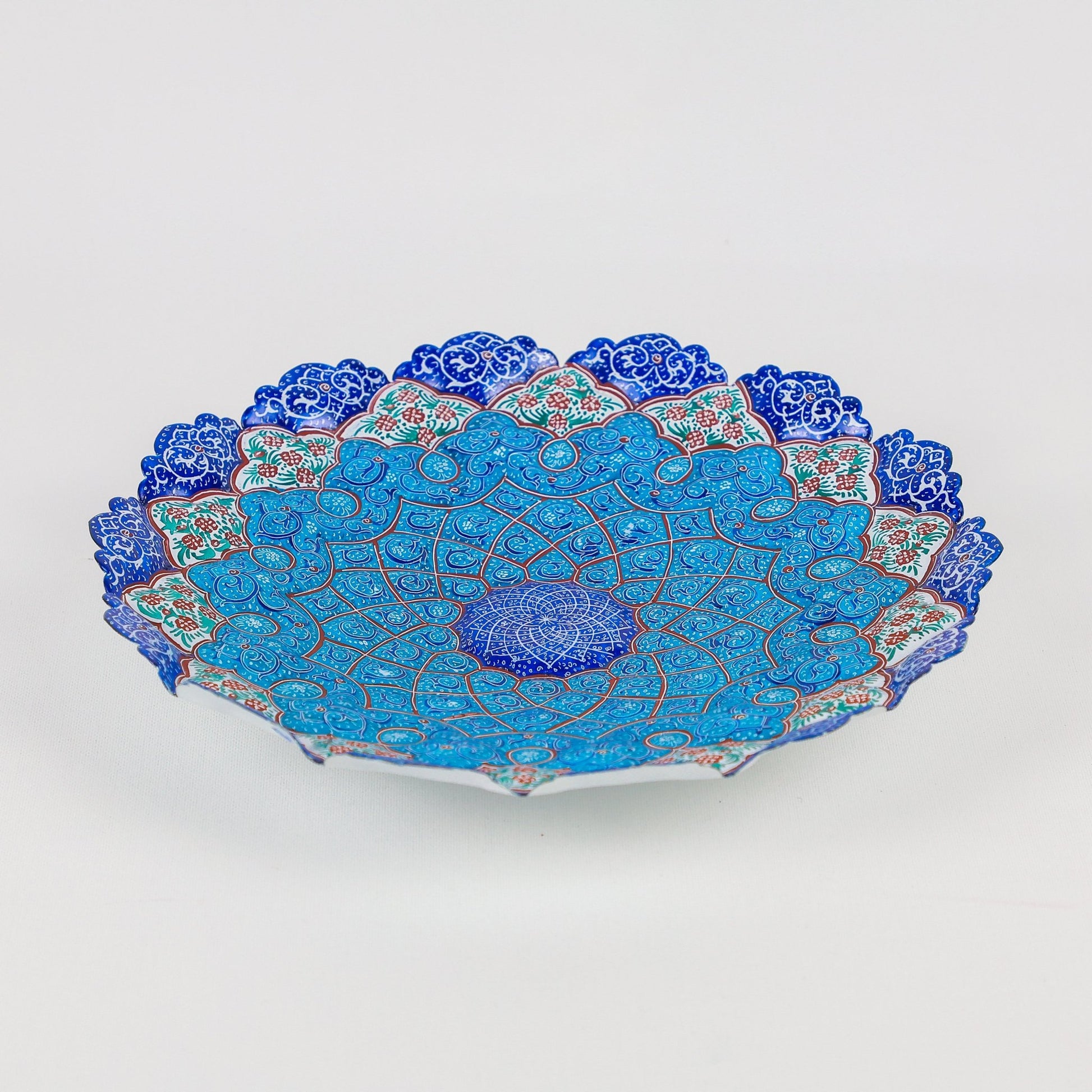 Plate - Size 30 - Minakari Enamel - Meraas Gallery