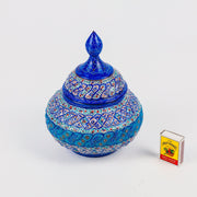 Sugar Bowl - Size 25 - Minakari Enamel - Meraas Gallery