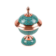 Candy Dish Spaceship Style - Copper And Turquoise - Meraas Gallery