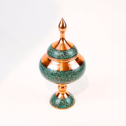Candy Dish - Size 22 - Copper And Turquoise - Meraas Gallery