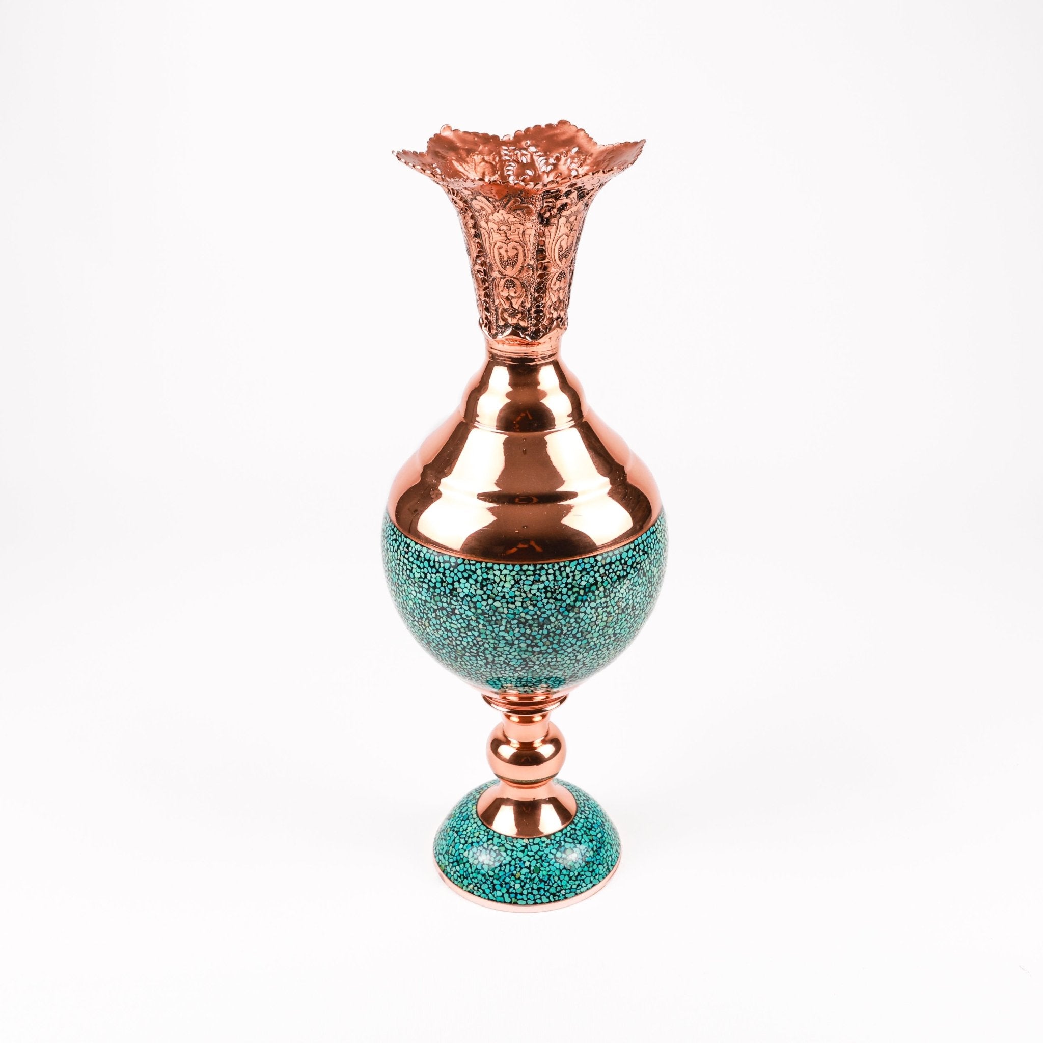 Flower Sprinkler - Size 3 - Copper And Turquoise - Meraas Gallery