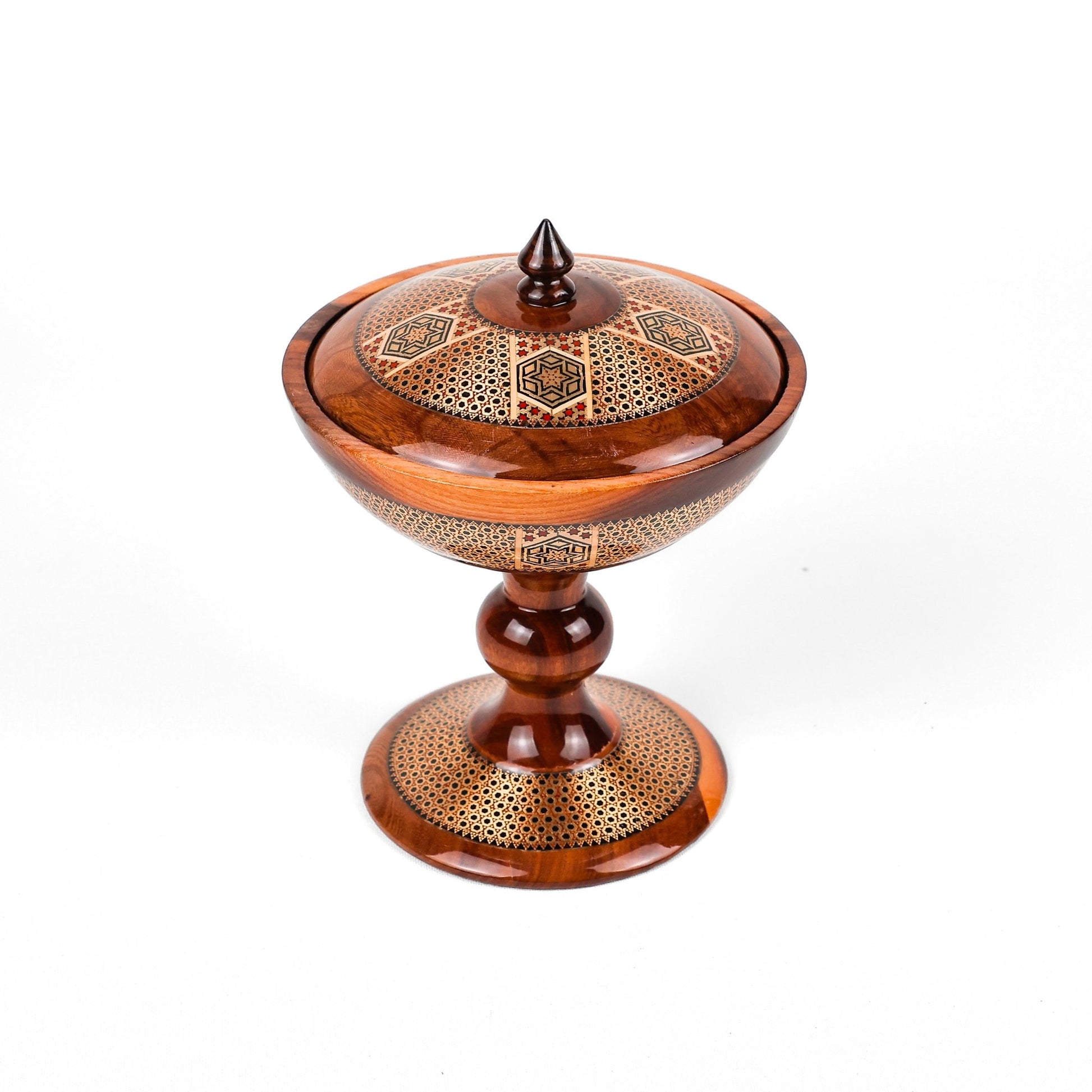 Candy Dish - Size 3 - Wood - Khatam Design - Meraas Gallery